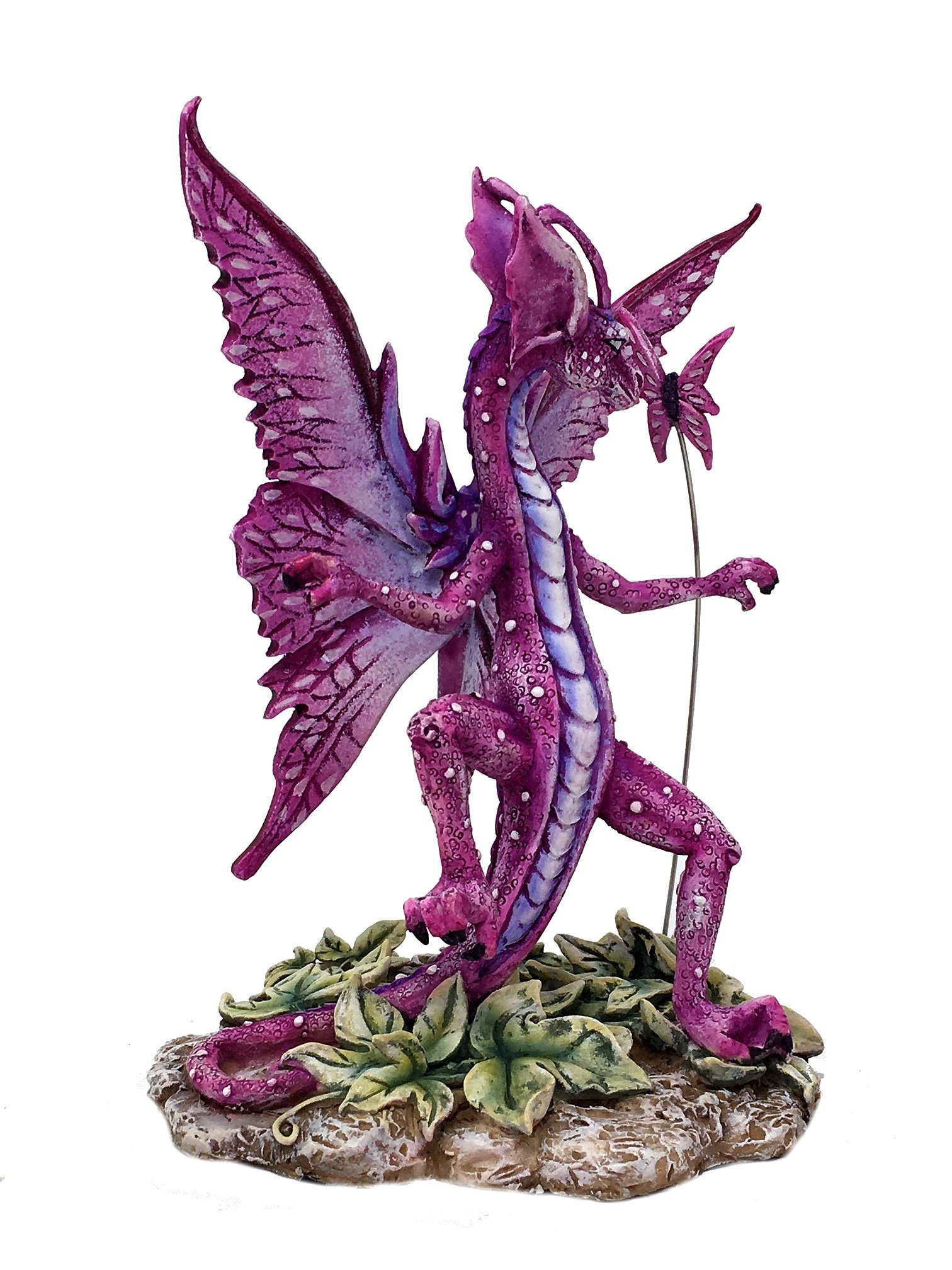 Designer Dekofigur Drache by Dancing MystiCalls Dragon Dekoration Wunderschöne - Drachenfigur Brown Amy Fantasy
