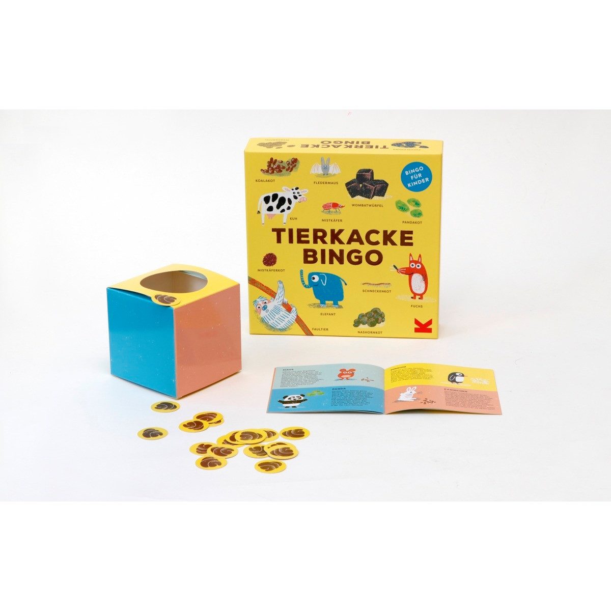 Laurence King Spiel Tierkacke Bingo Brettspiel Lustiges Lernspiel ab 4 Jahren
