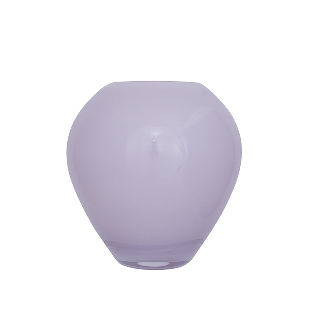 Fink Dekovase LIVIA Glasvase - H. 18cm x Ø 16cm - rose - Glas - Wohnaccessoire (Blumenhalter - Glasgefäß), Dekovase für Pampasgras - Blumenvase mit 9 cm Öffnung. € 49,95