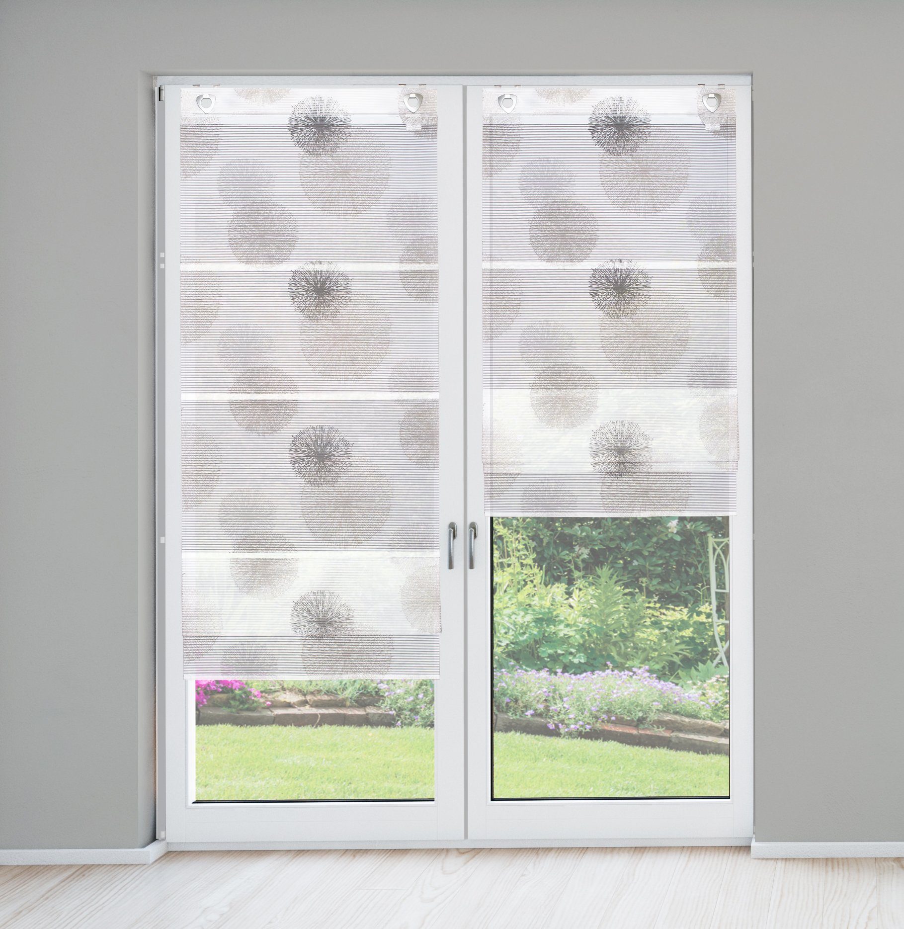 HOME Wohnideen Magnetrollo   ¦ grau ¦ Maße (cm): B: 60 H: 140 Gardinen & Ro günstig online kaufen