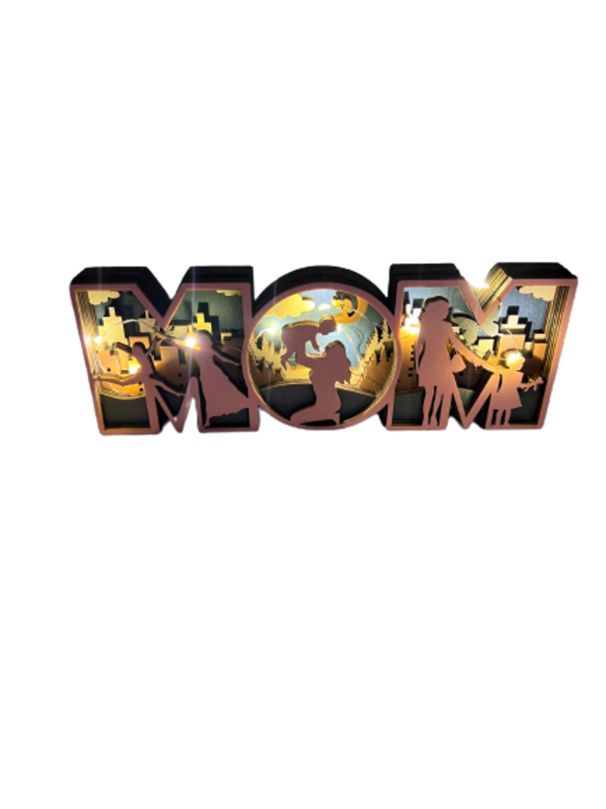 Stelby Dekofigur Dekoration Holzmodell Mom mit günstig online kaufen