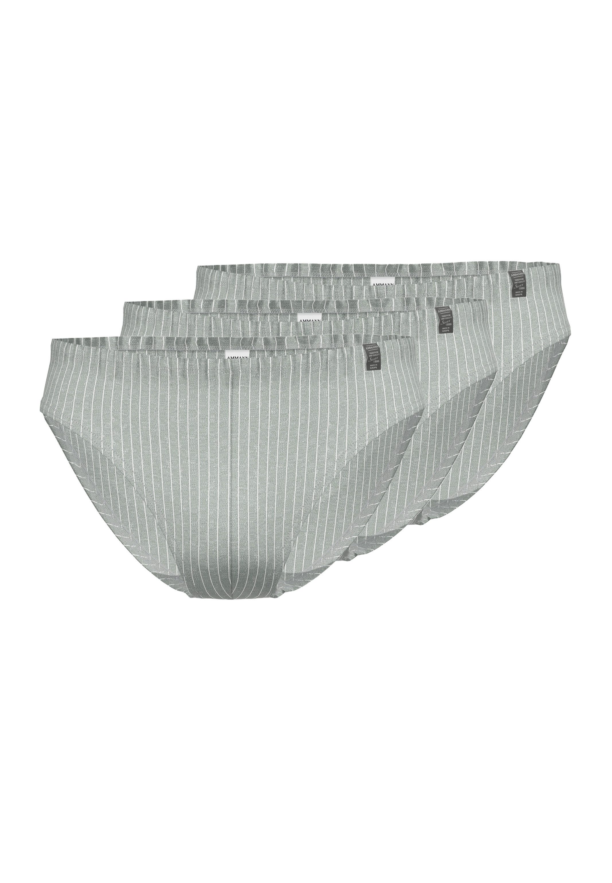 Ammann Slip 3er Pack Urban Traveller (Spar-Set, 3-St) Slip / Unterhose - Baumwolle - ohne Eingriff