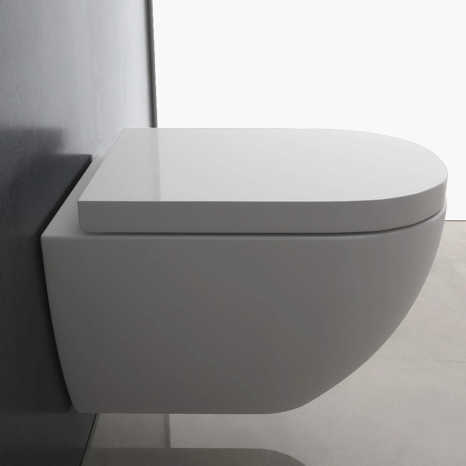 Alpenberger Tiefspül-WC - Wand WC Spülrandlos günstig online kaufen