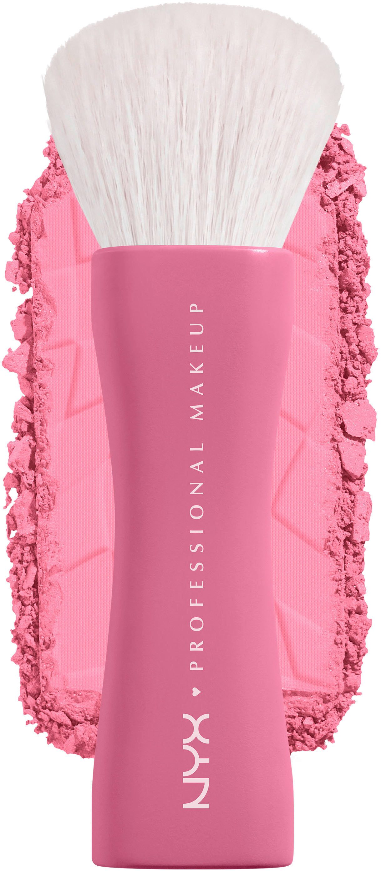 NYX PROFESSIONAL MAKEUP Puderpinsel BUTTERMELT BLUSH BRUSH, mit abgeschrägtem Pinselkopf