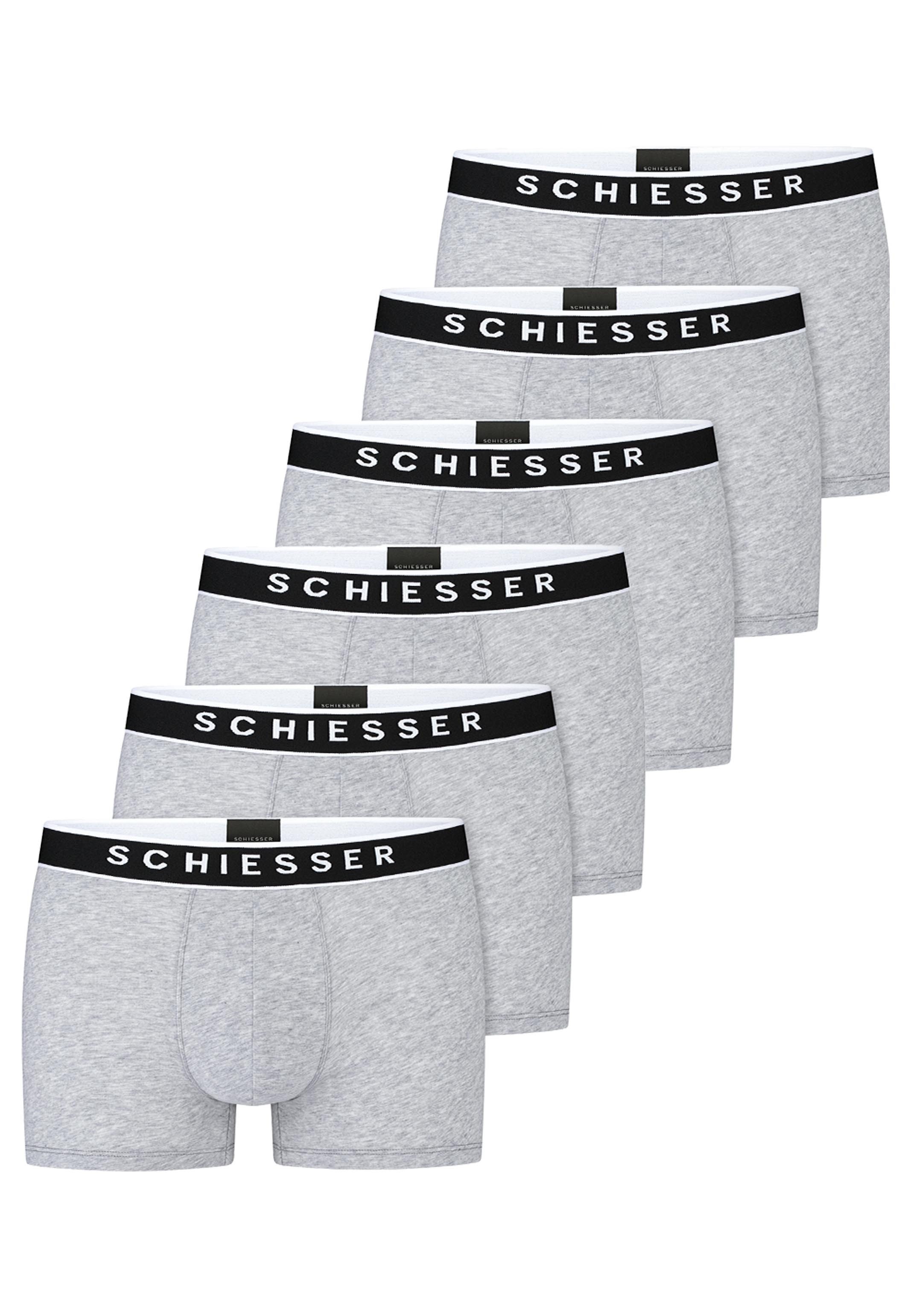 Schiesser Retro Boxer 6er Pack - 95/5 - Organic Cotton (Spar-Set, 6-St) Ret günstig online kaufen