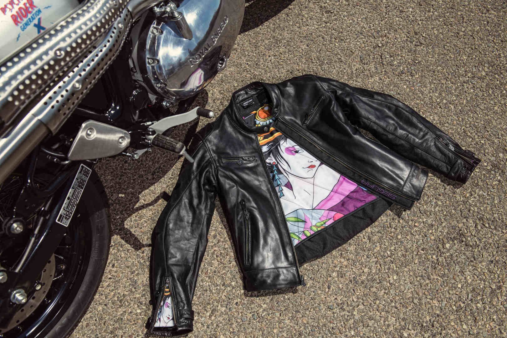 Segura Motorradjacke Subotai Damen Motorrad Lederjacke herausnehmbares Innenfutter