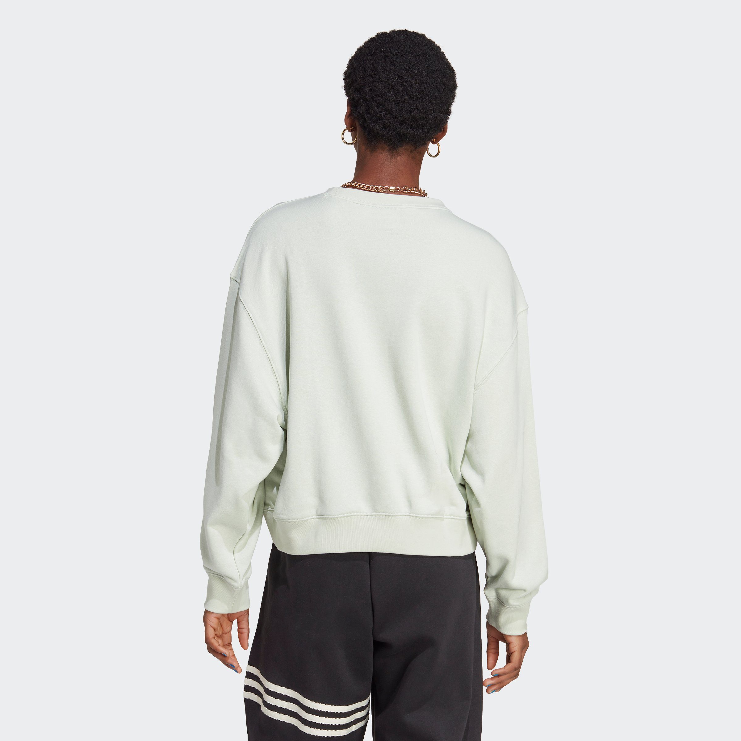 Linen Kapuzensweatshirt Originals PULLOVER adidas ESSENTIALS+ MADE HEMP WITH Green