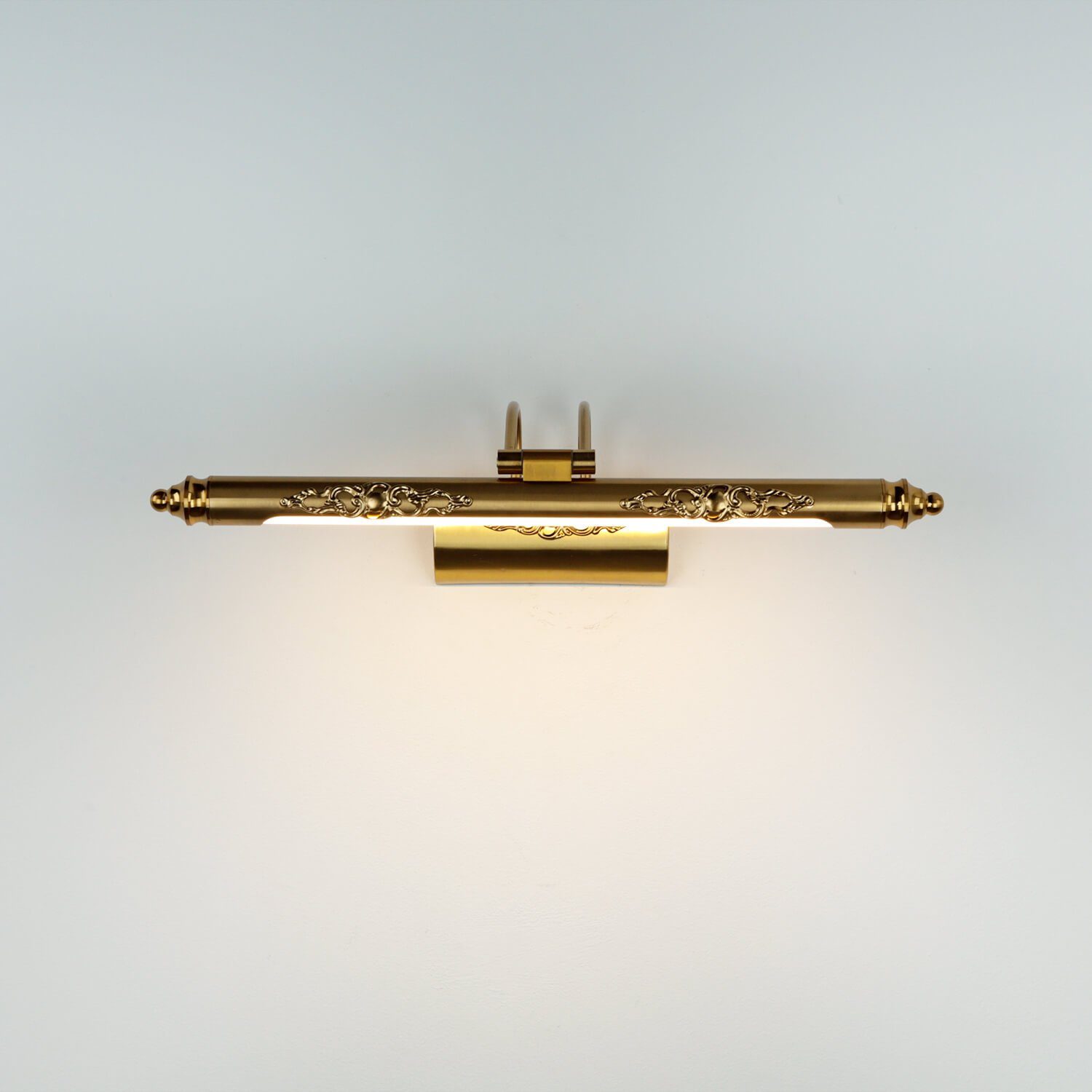 in Wandlampe integriert, Bilderleuchte LED LED Jugendstil Bronze cm BILDERLEUCHTE, Licht-Erlebnisse fest 50