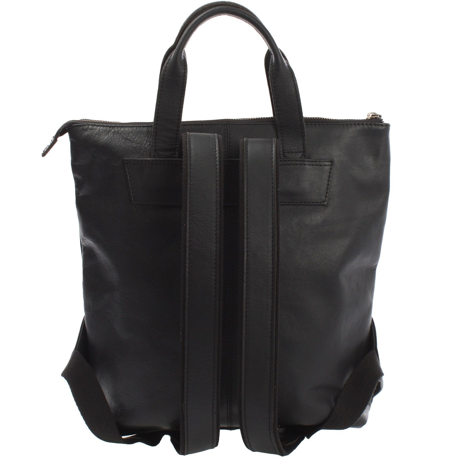 LECONI Freizeitrucksack Rucksack Lederrucksack Damen Herren Echt Leder LE1031