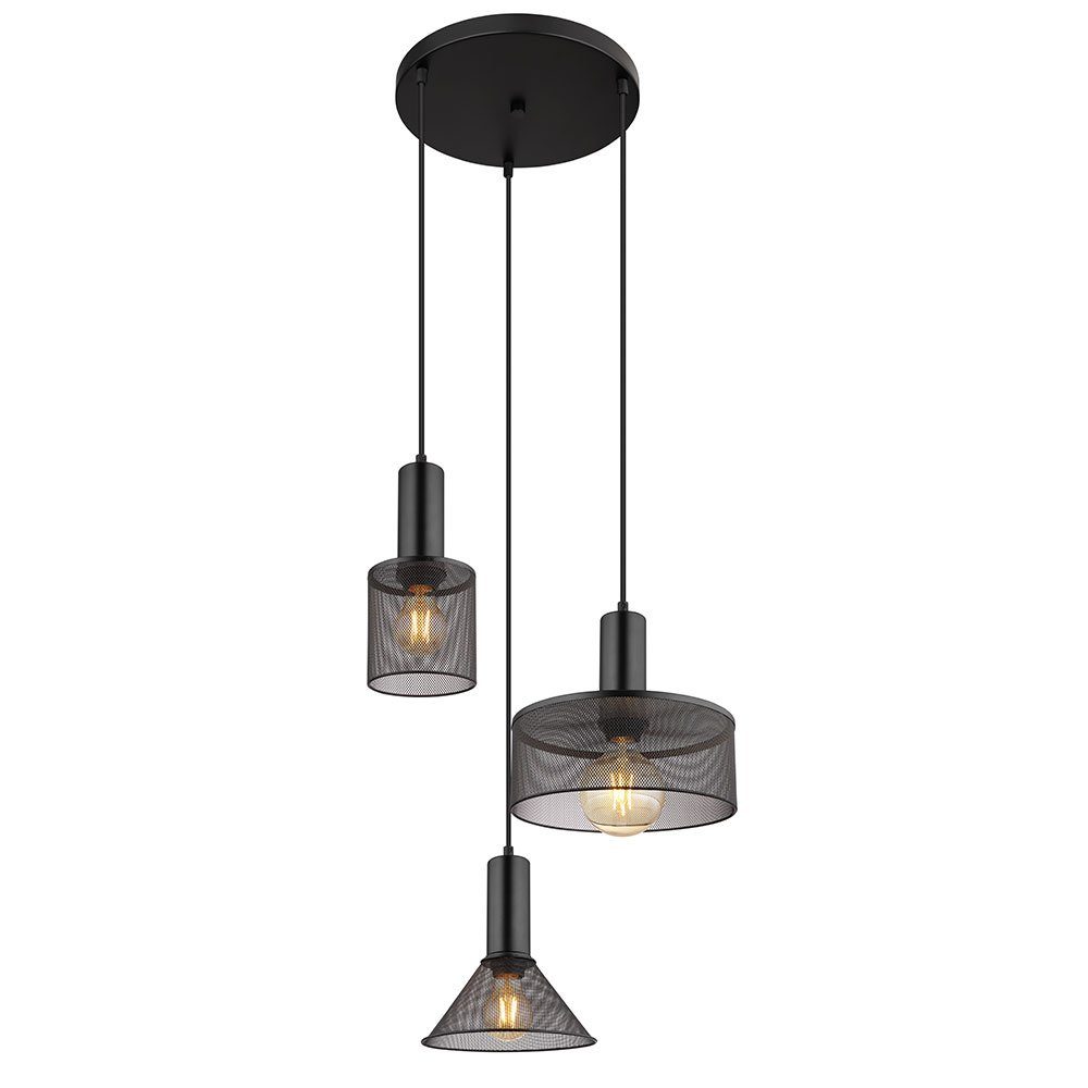 Hängeleuchte nicht Esszimmerlampe inklusive, Pendelleuchte, Deckenlampe Leuchtmittel etc-shop Pendelleuchte 3-Flammig