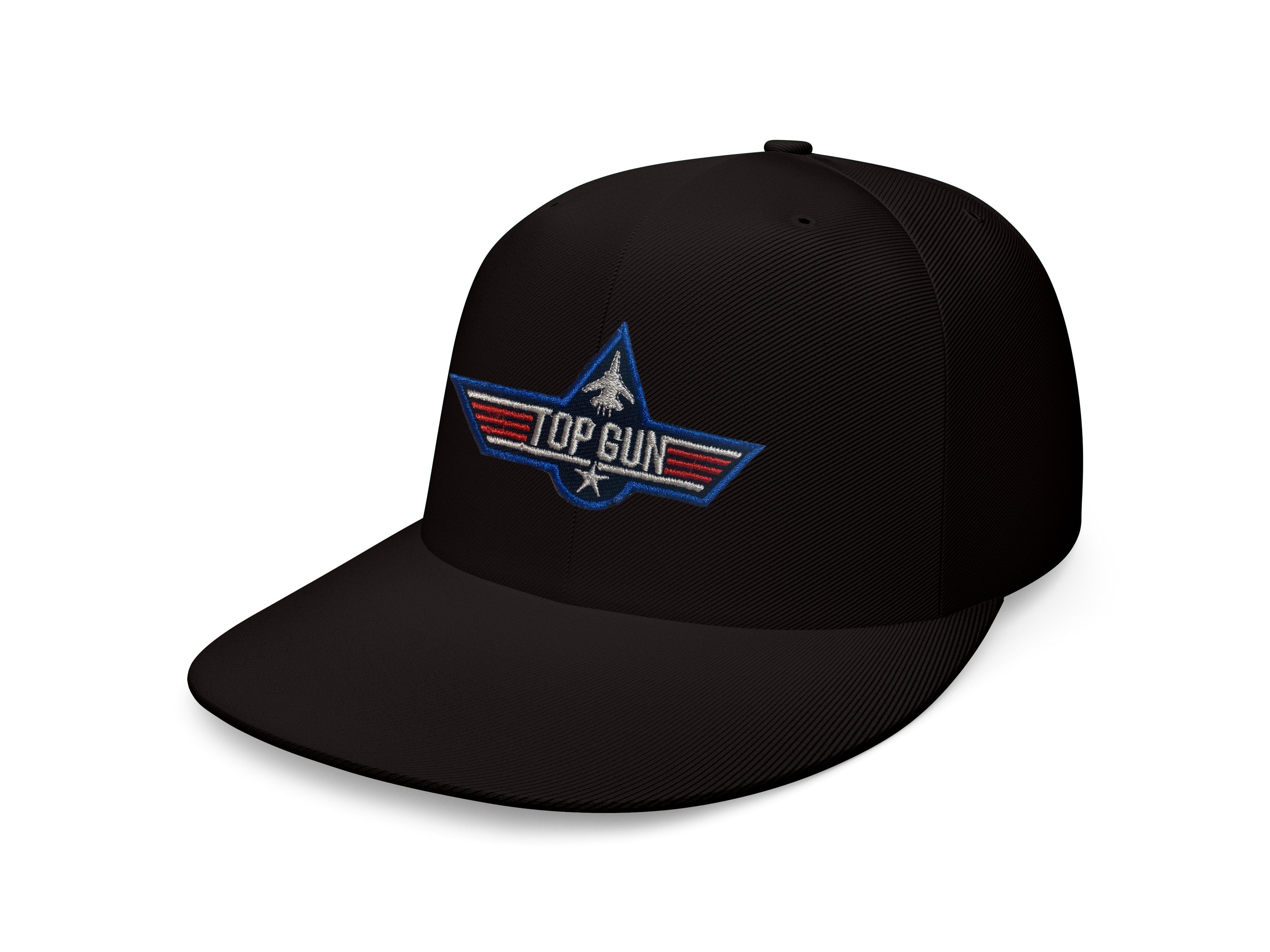 Blondie & Brownie Kino Force Size Maverick USA Schwarz Stick Gun One Unisex Top Cap Patch Air Film Snapback Erwachsene