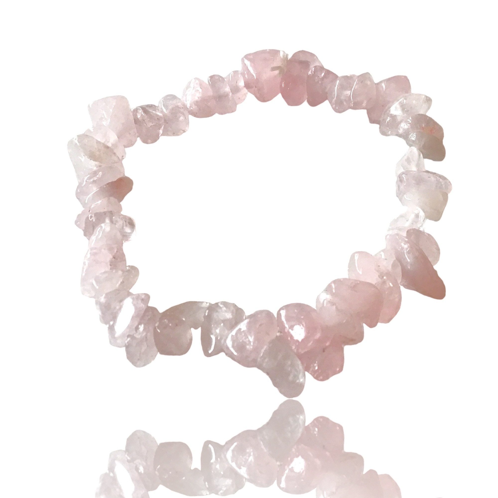 Steinfixx® Armband Rosenquarz Splitterarmband - Edelstein - Brasilien (16 c günstig online kaufen