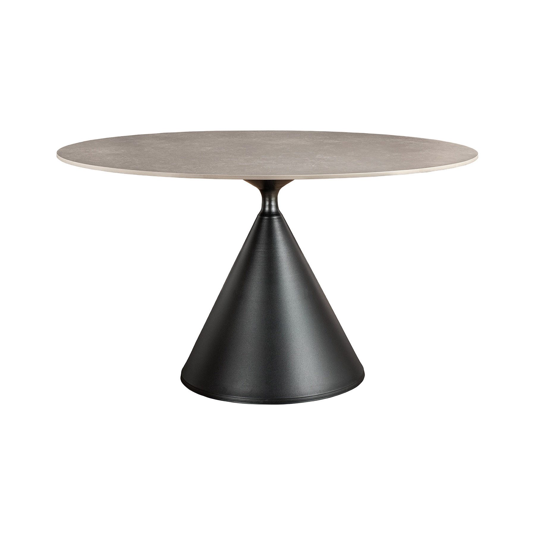 riess-ambiente Esstisch SIGNATURE 135cm grau/schwarz - Keramik, Metall, Säu günstig online kaufen