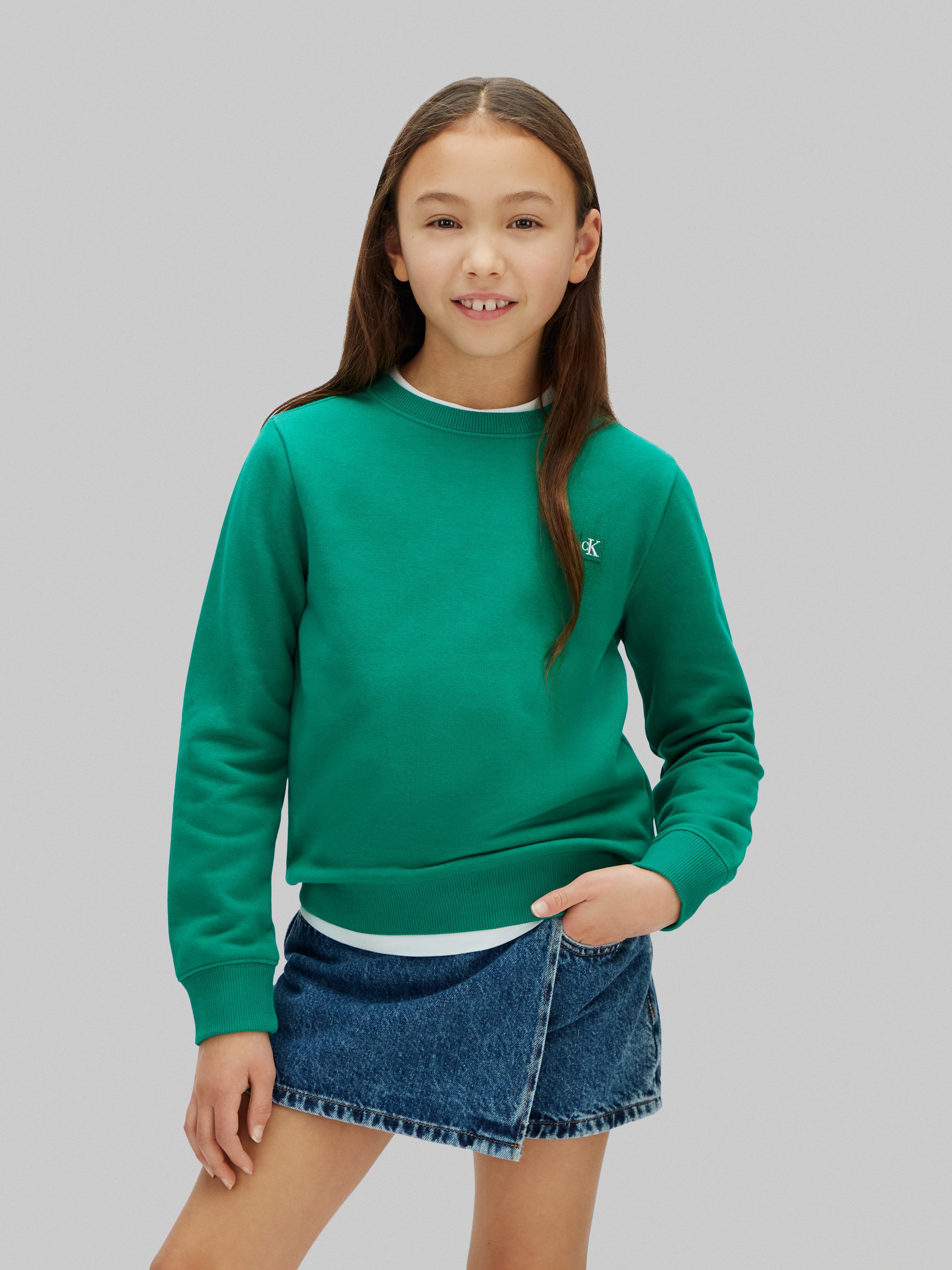 Calvin Klein Jeans Sweatshirt MINI BADGE Regular fit für Kinder