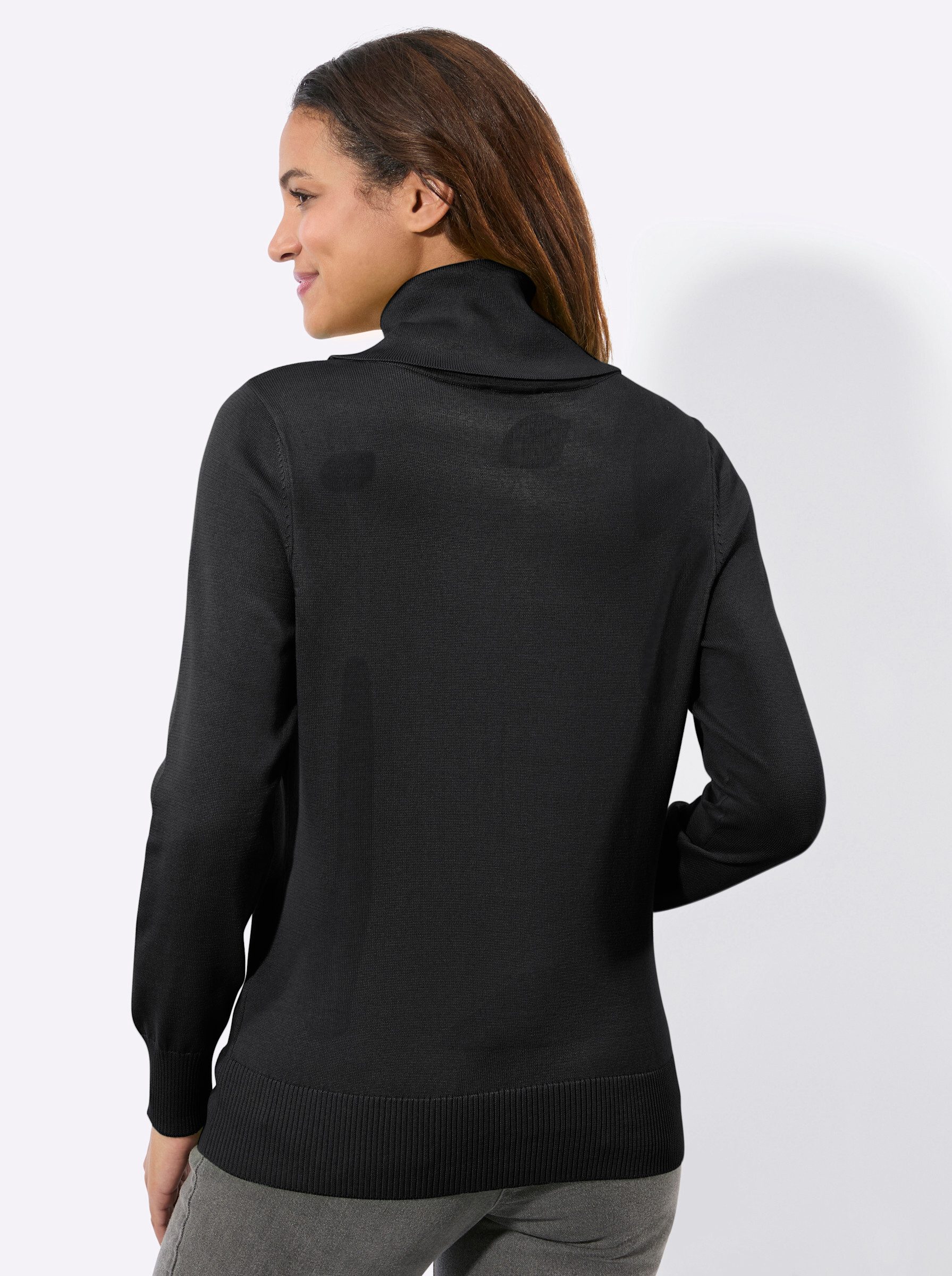 Witt Strickpullover Rollkragen-Pullover Langarm Jersey