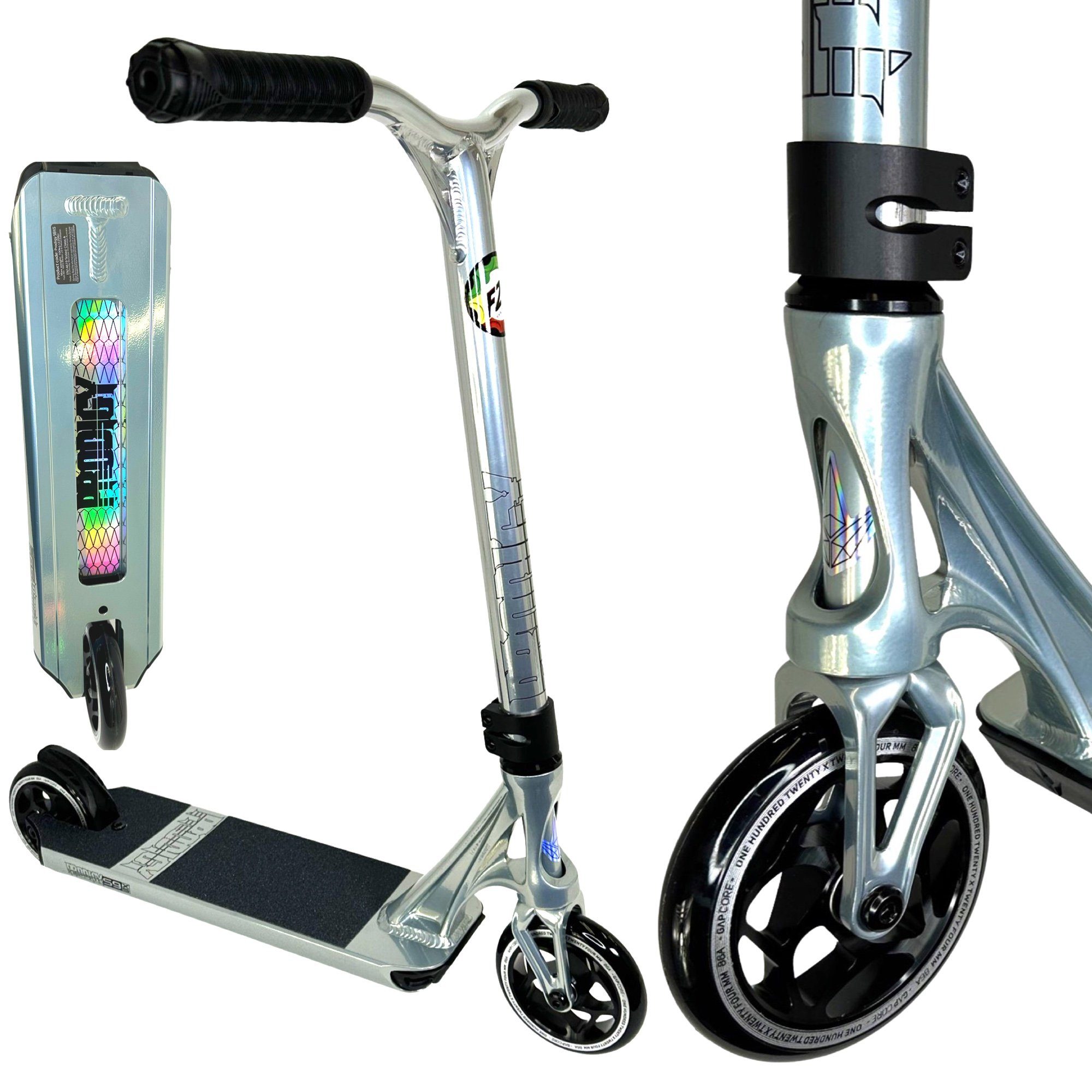 Blunt Stuntscooter Blunt Prodigy S9 Complete Stunt-Scooter H=70cm Park Mini  Chrome