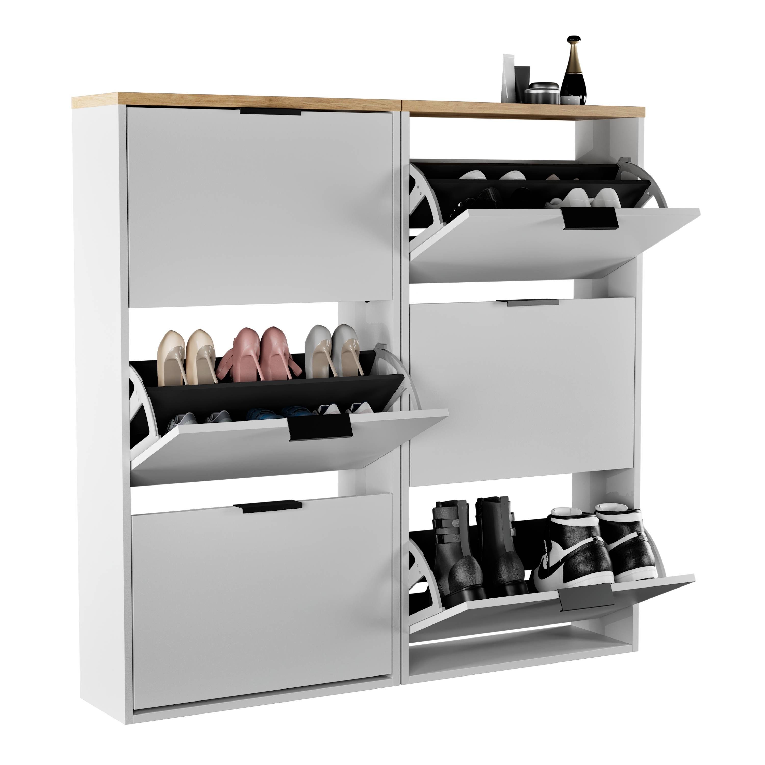 Planetmöbel Schuhschrank Flur Möbel Schuhrank, verschiedene günstig online kaufen