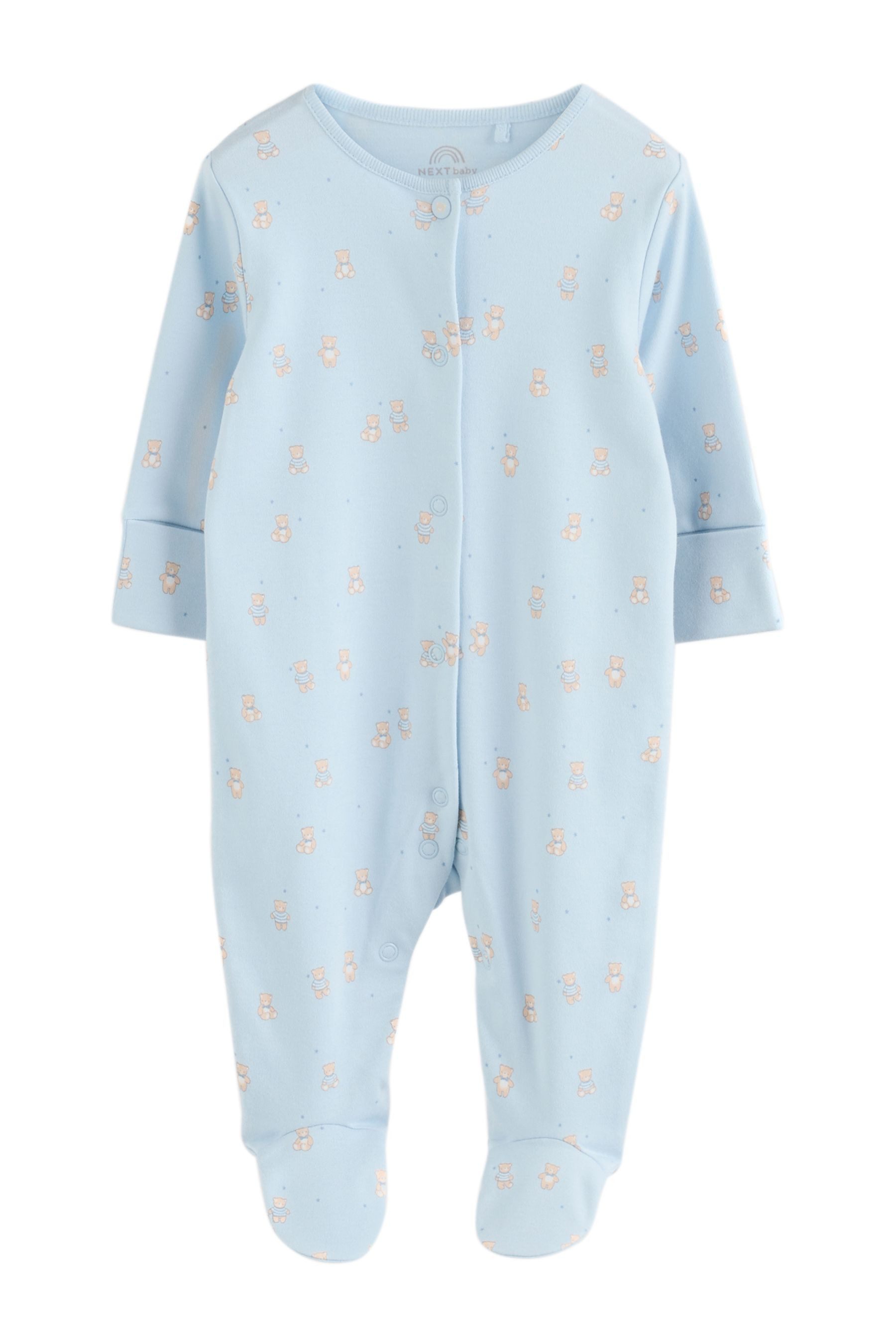 Next Schlafoverall 7er-Pack Baby-Schlafanzüge, Bär (7-tlg)