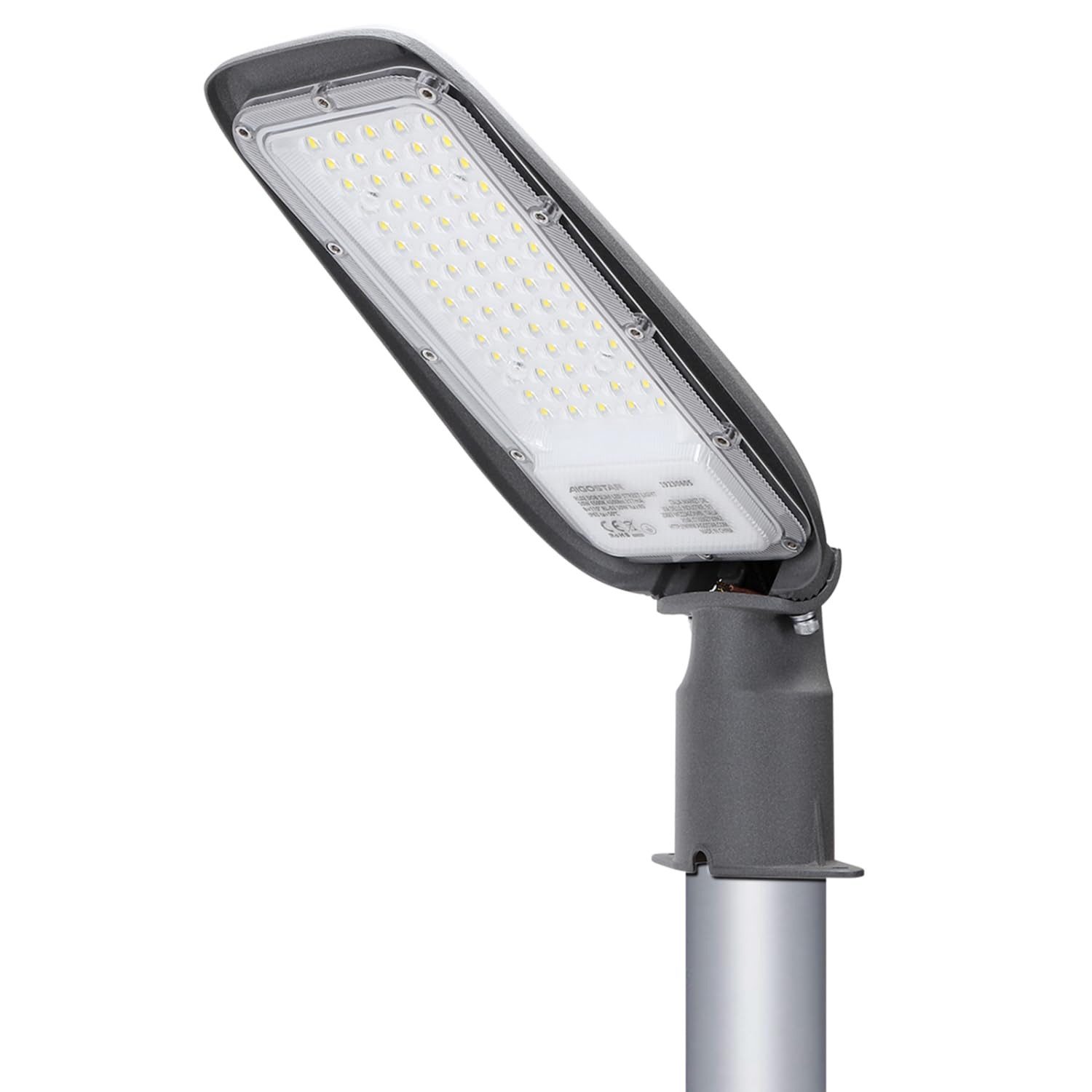 Aigostar Прожекторы LED Straßenleuchte, 6500K LED-Außenleuchten IP65 IK08(Ohne Ständer), LED fest integriert, Tageslichtweiß