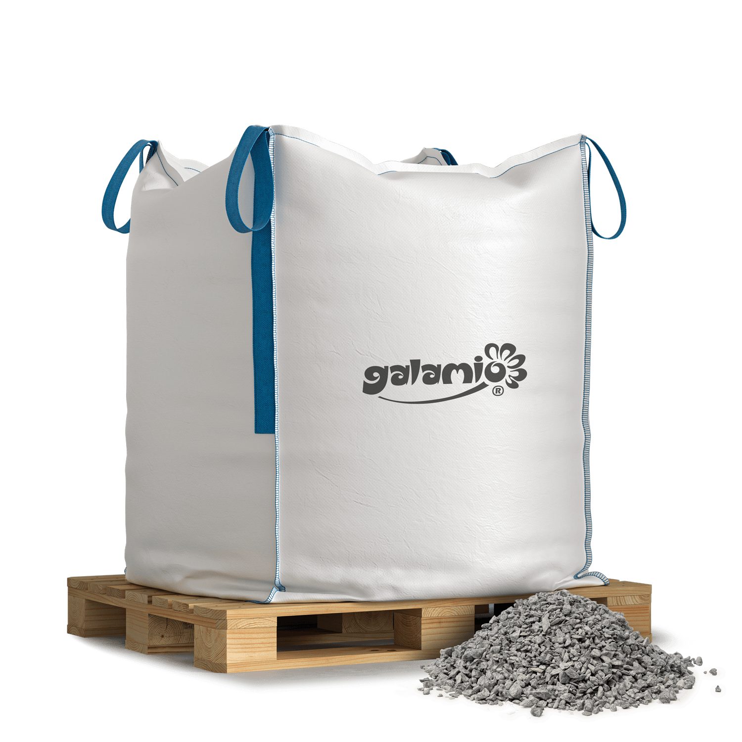 GALAMIO Blähton Granitsplitt, (Palette, 25-St)