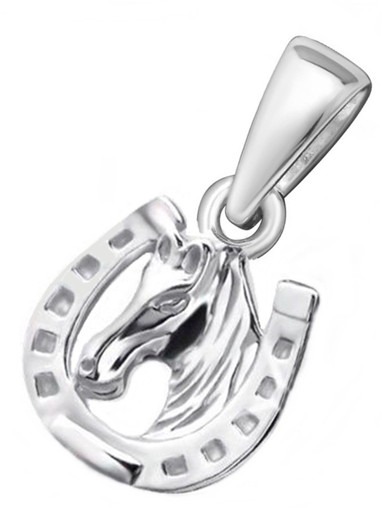 Goldene Hufeisen Kettenanhänger Hufeisen Pferd Anhänger für Halskette aus 9 günstig online kaufen