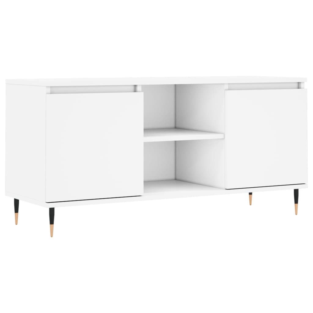 vidaXL TV-Schrank TV-Schrank Weiß 104x35x50 cm Holzwerkstoff (1-St) günstig online kaufen