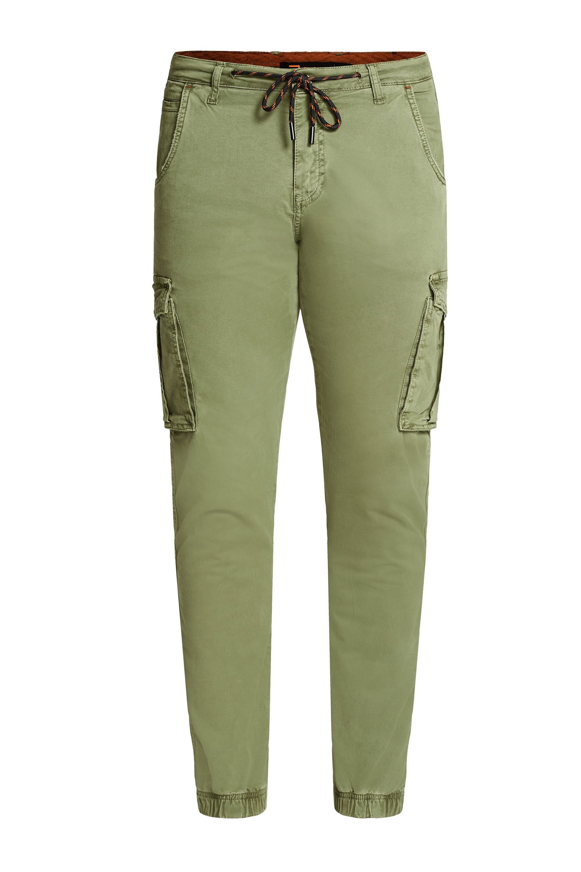 Zhrill 5-Pocket-Jeans Cargohose MICHA Olive Tragekomfort angenehmer