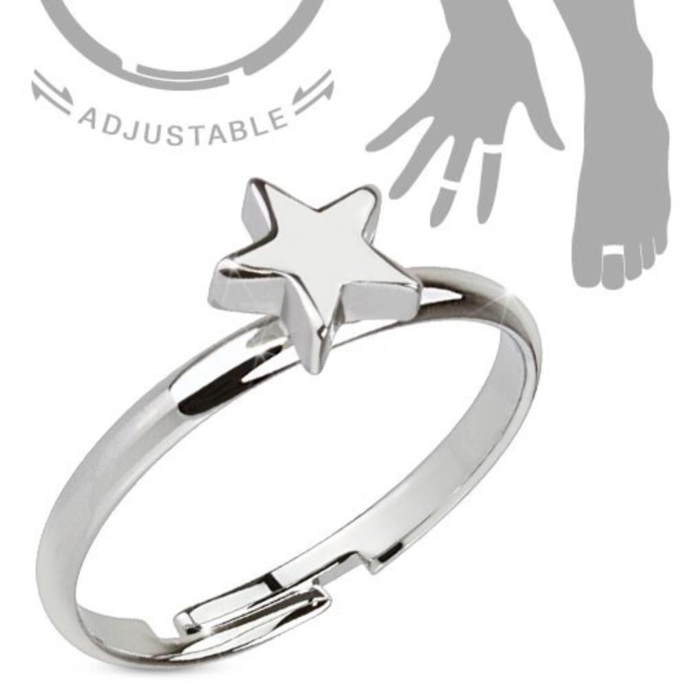 Order & Smile Schmuck Zehenring Zehenring „Stern“