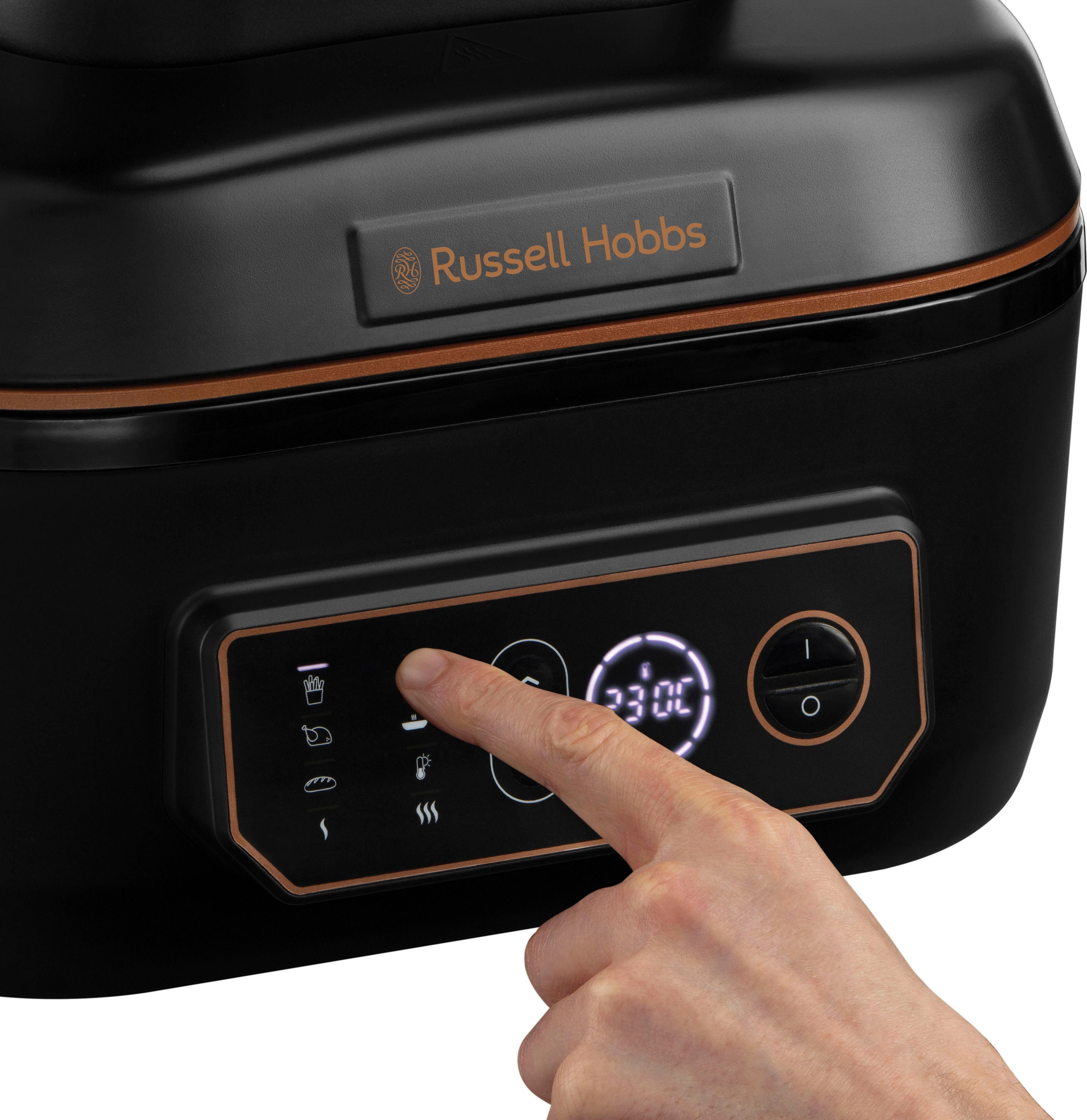 RUSSELL HOBBS Heißluftfritteuse groß Grill Multikocher 26520-56, 1745 - 5,5 SatisFry W, Air l &