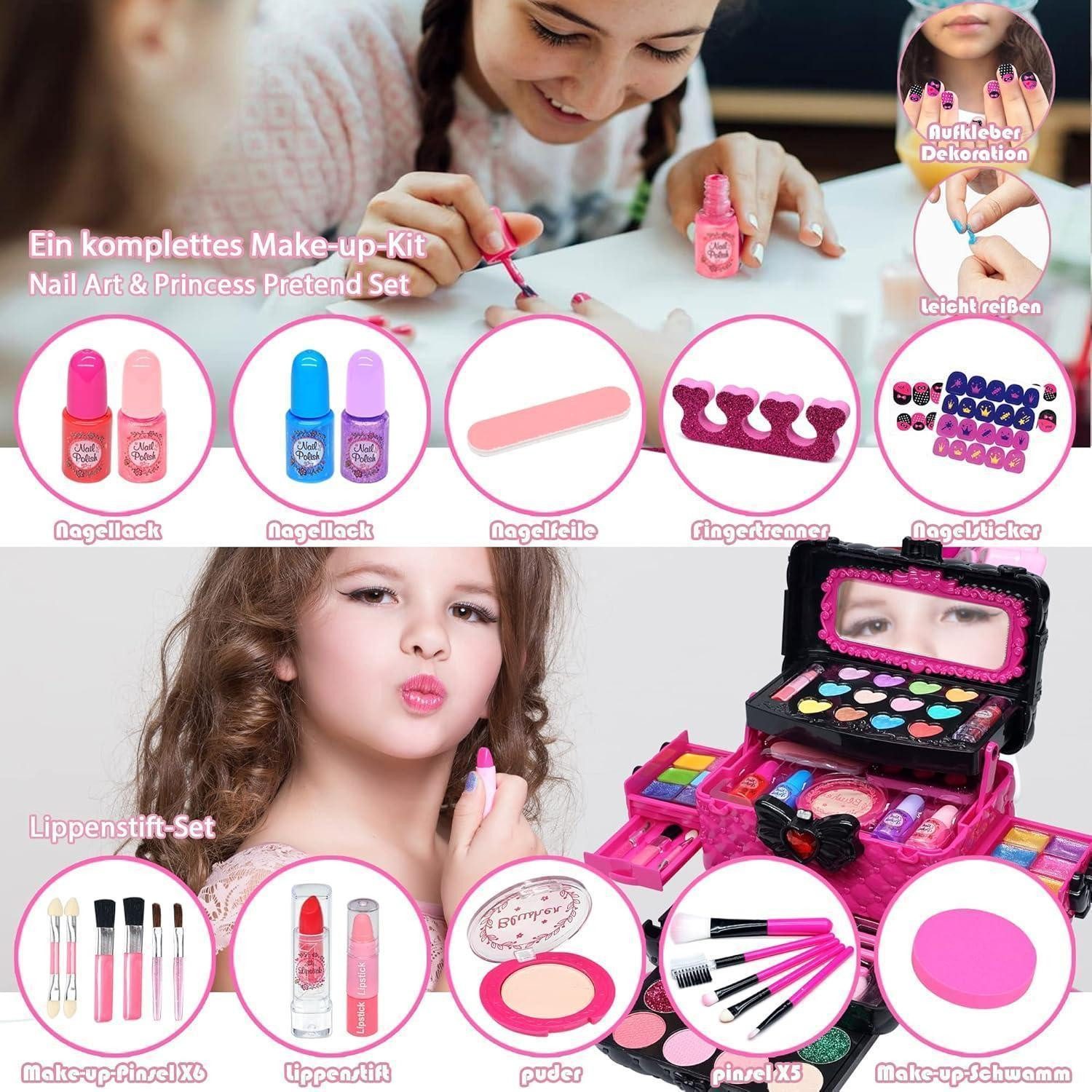 LuxusKollektion Theaterschminke Kinderschminke Set Mädchen Kinder Make Up Schminkkoffer Spielzeug – Bild 5 von 5
