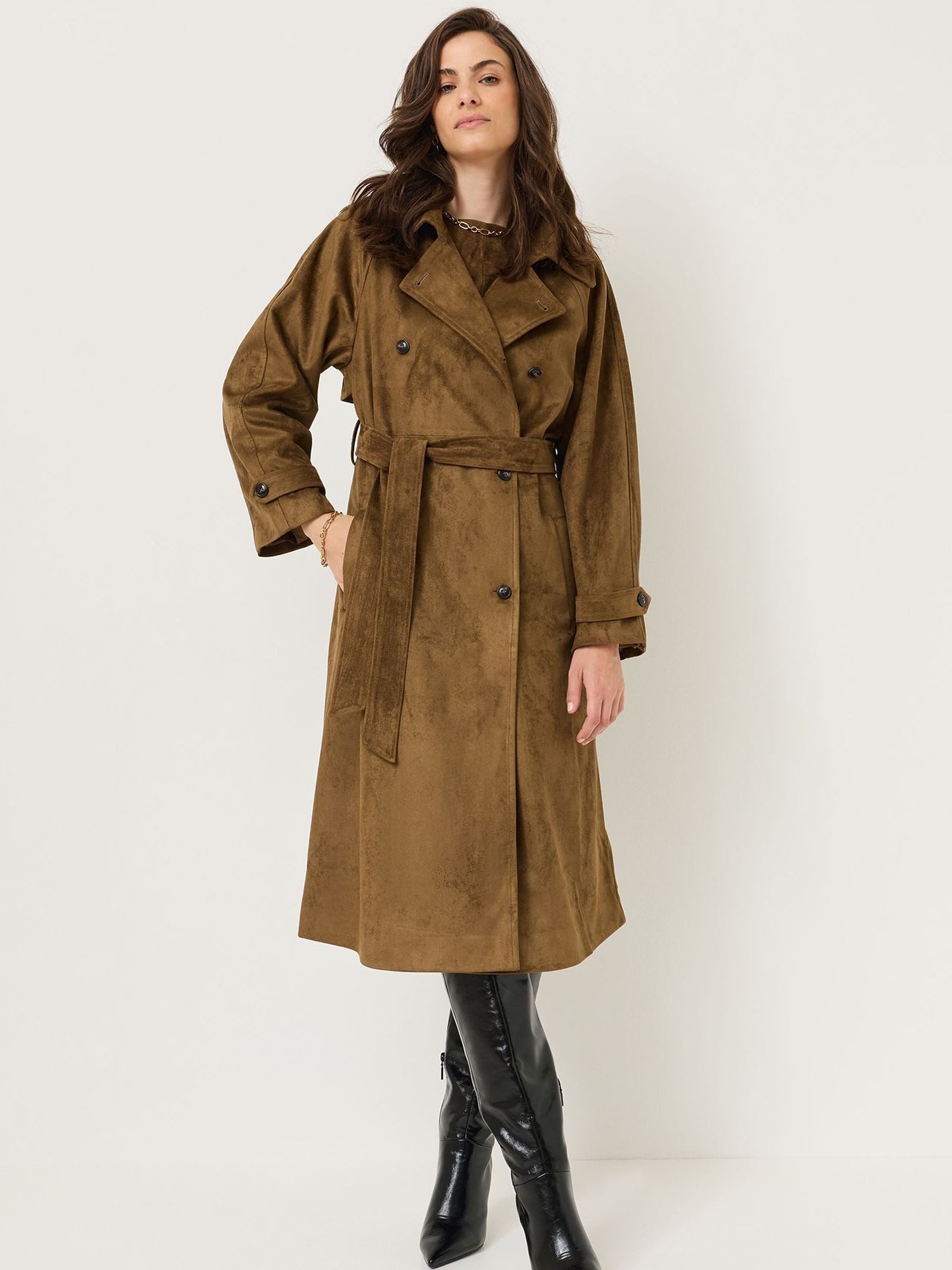 Tamaris Trenchcoat Langarm Loose TAW1106
