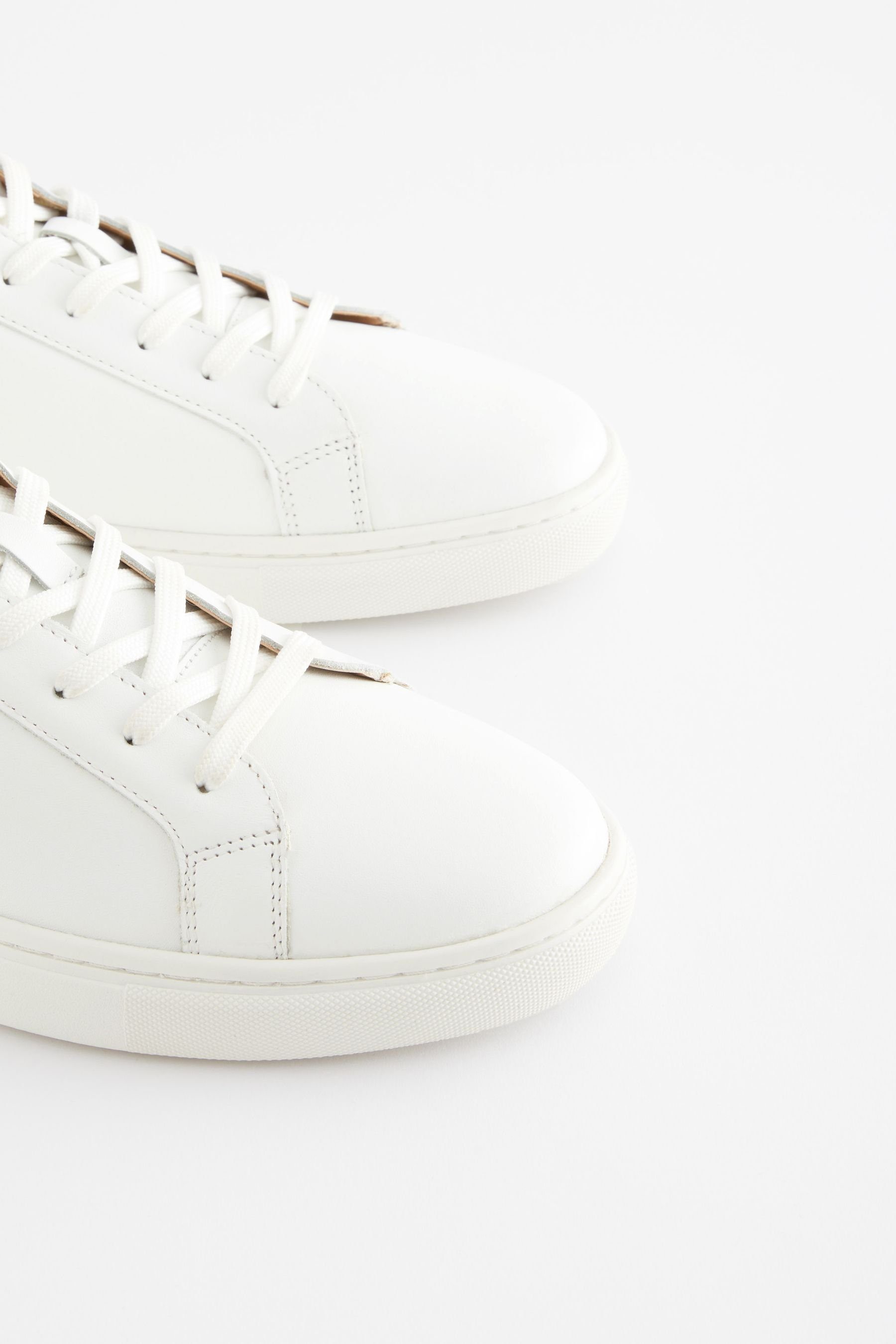 Next White (1-tlg) Sneaker Lederturnschuhe