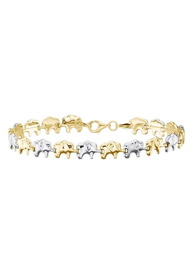 Firetti Armband Schmuck Geschenk Gold 333 Armschmuck Armkette Goldarmband Elefant
