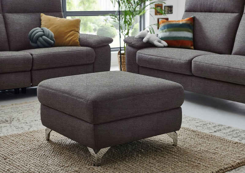 3C Carina Polsterhocker Florus, passend zum Sofa "Florus", in 2 Bezugsqualitäten