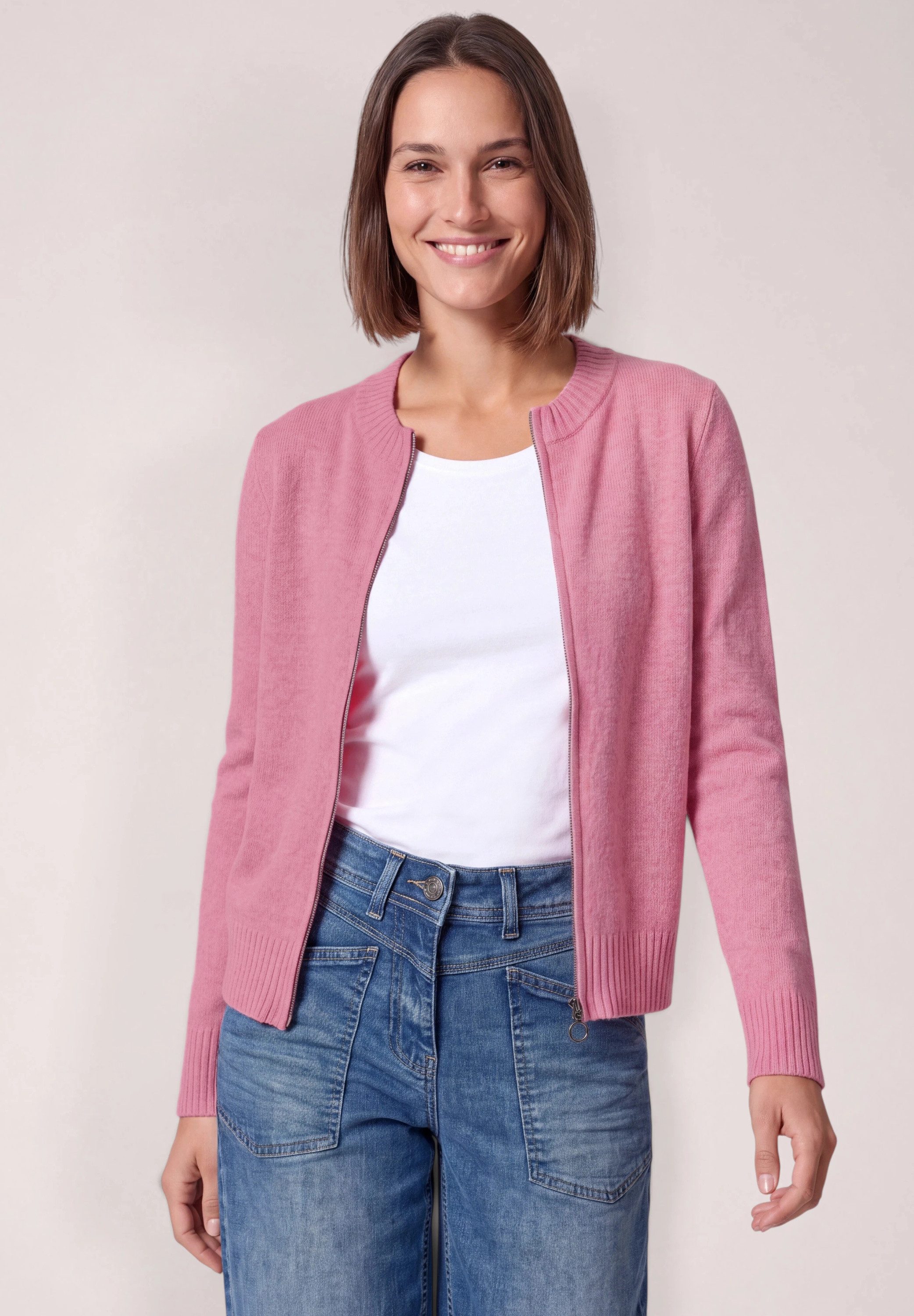 CECIL Cardigan aus Feinstrick