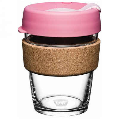 KeepCup Coffee-to-go-Becher »KeepCup Cork 340ml Deckel Pink – Manschette Kork«