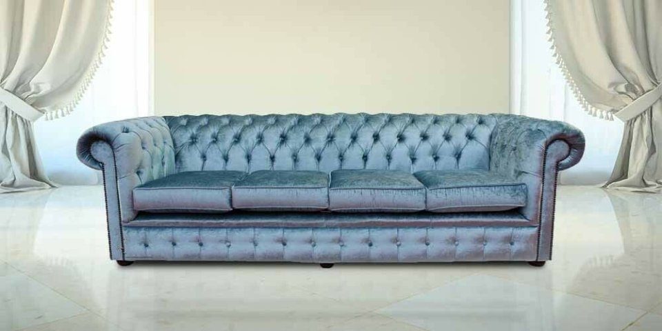 JVmoebel 4-Sitzer, Chesterfield 4 Sitzer Design Sofa cm Couch 240