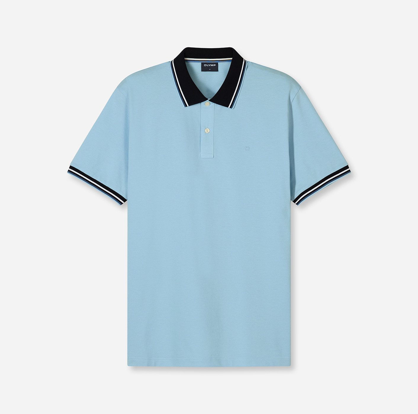 OLYMP Poloshirt Casual farbliche Kontrast-Details – Bild 5 von 5