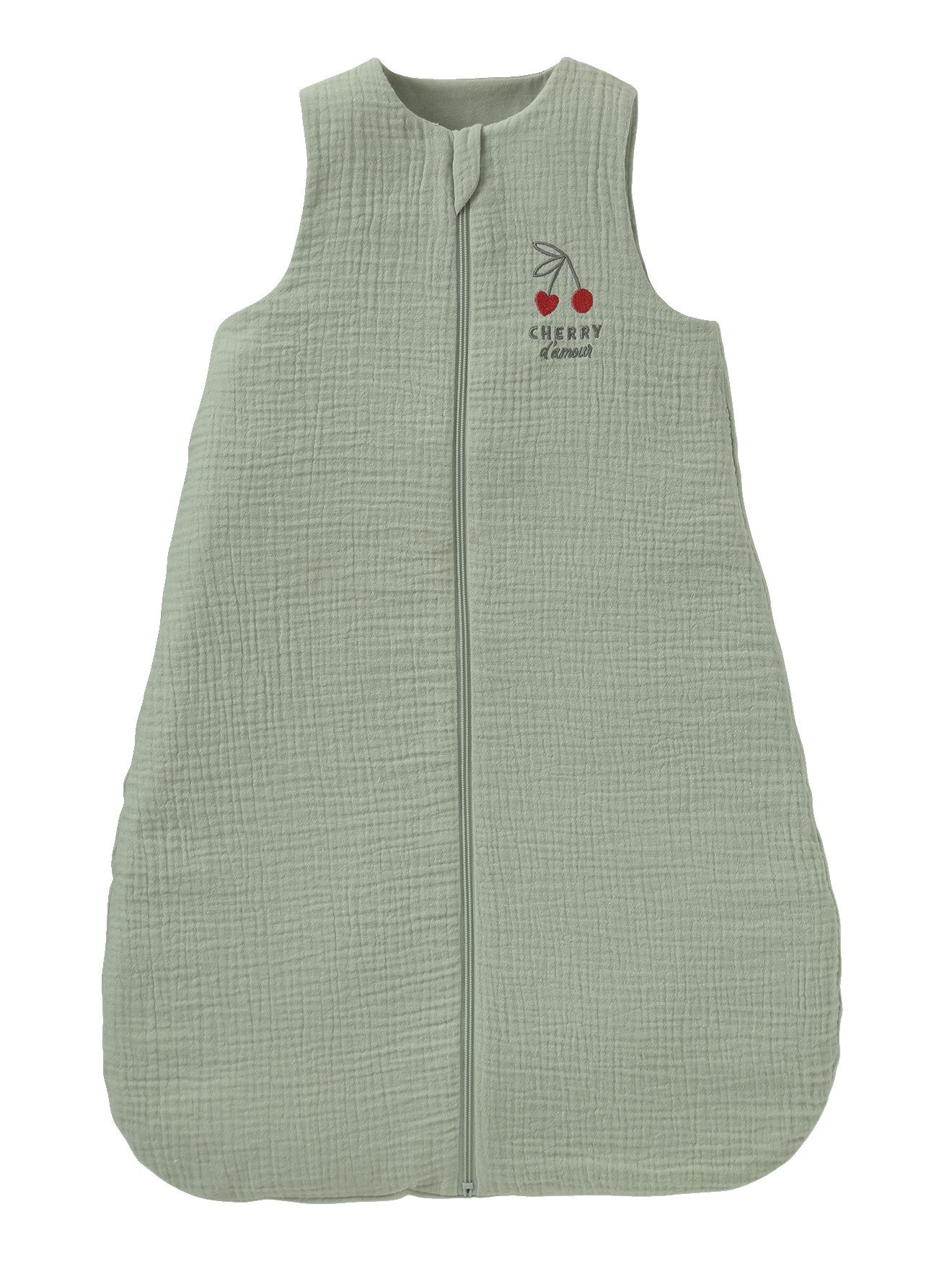 vertbaudet Babyschlafsack Baby Sommerschlafsack CHERRY mit Reißverschluss, Sommerschlafsack, 1 TOG