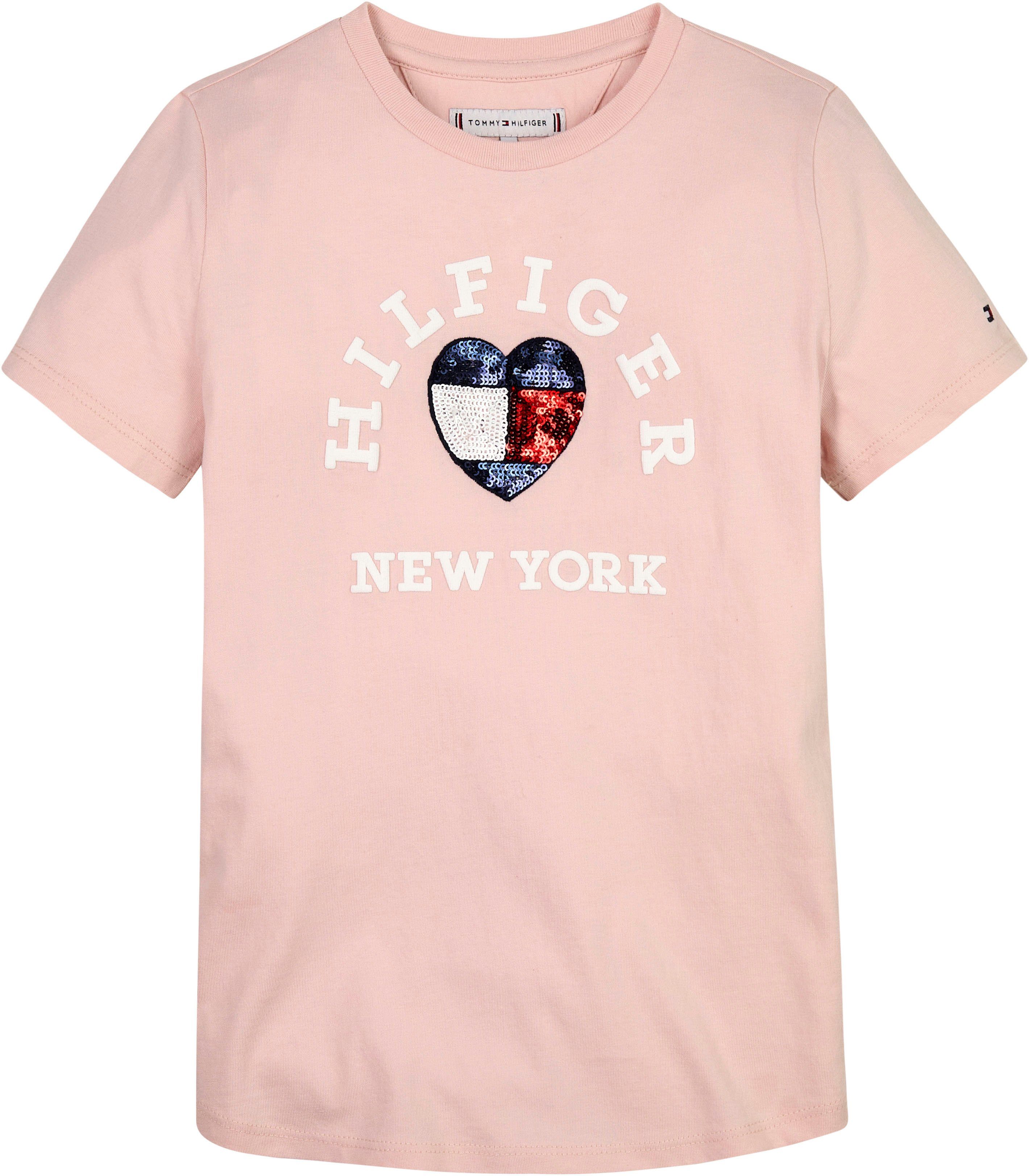 Tommy Hilfiger T-Shirt HILFIGER SEQUINS TEE günstig online kaufen