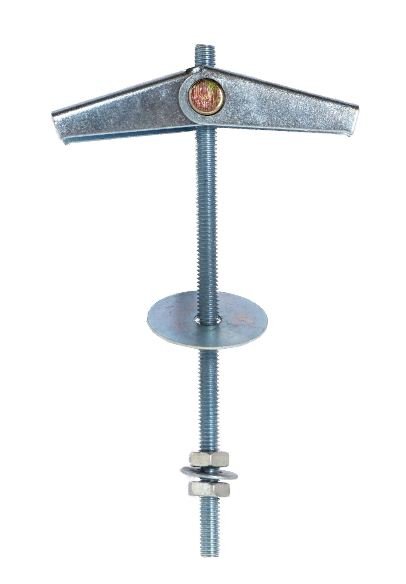 Don Quichotte Federklappdübel mit Gewindestange, verzinkt, M4 x 90 mm, 50 St.