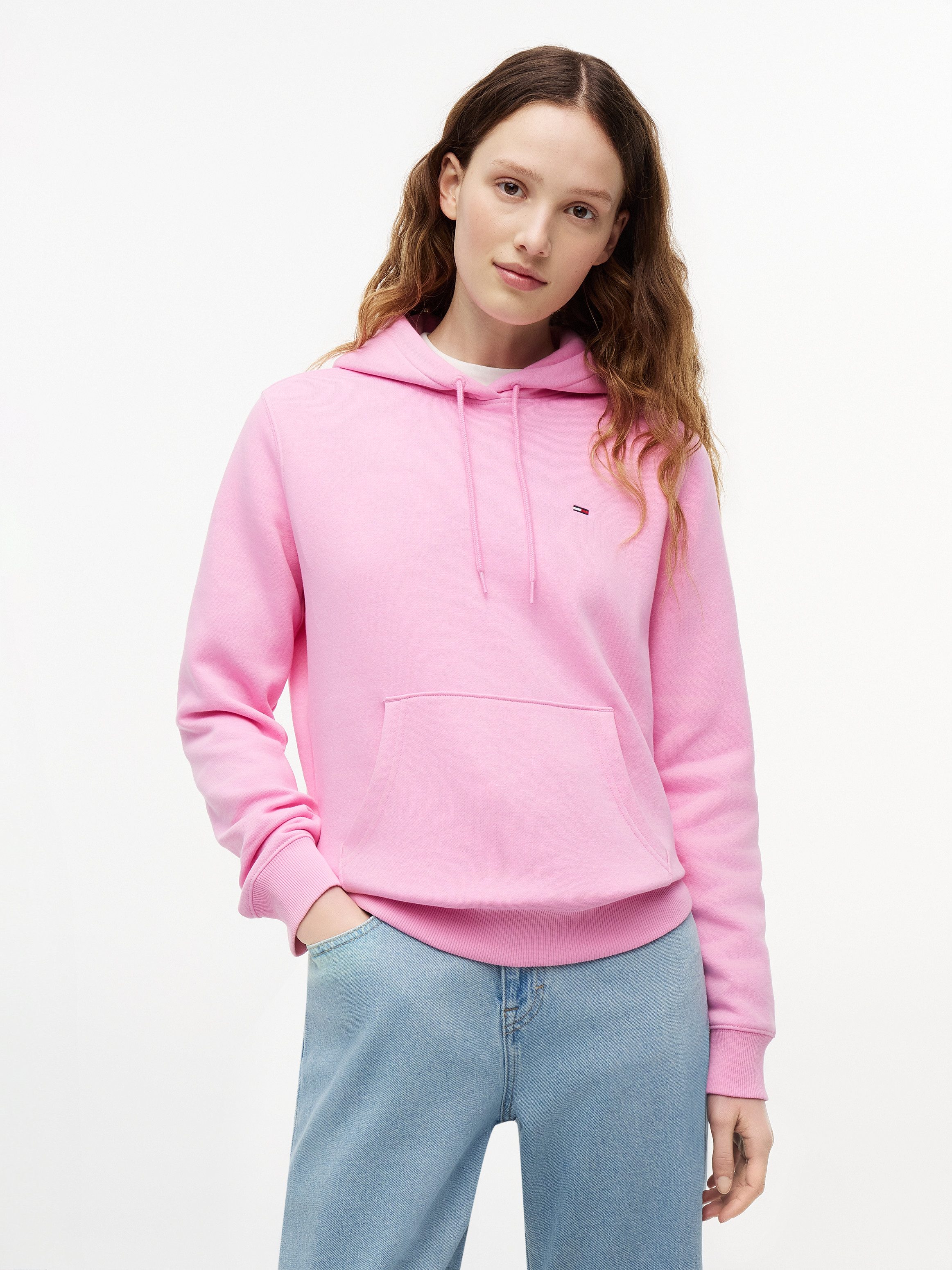Tommy Jeans Kapuzensweatshirt TJW REG S FLAG HOODIE Baumwollmischung