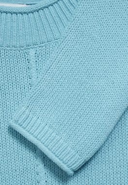 Cecil Sweatshirt Strick-Pullover in Unifarbe