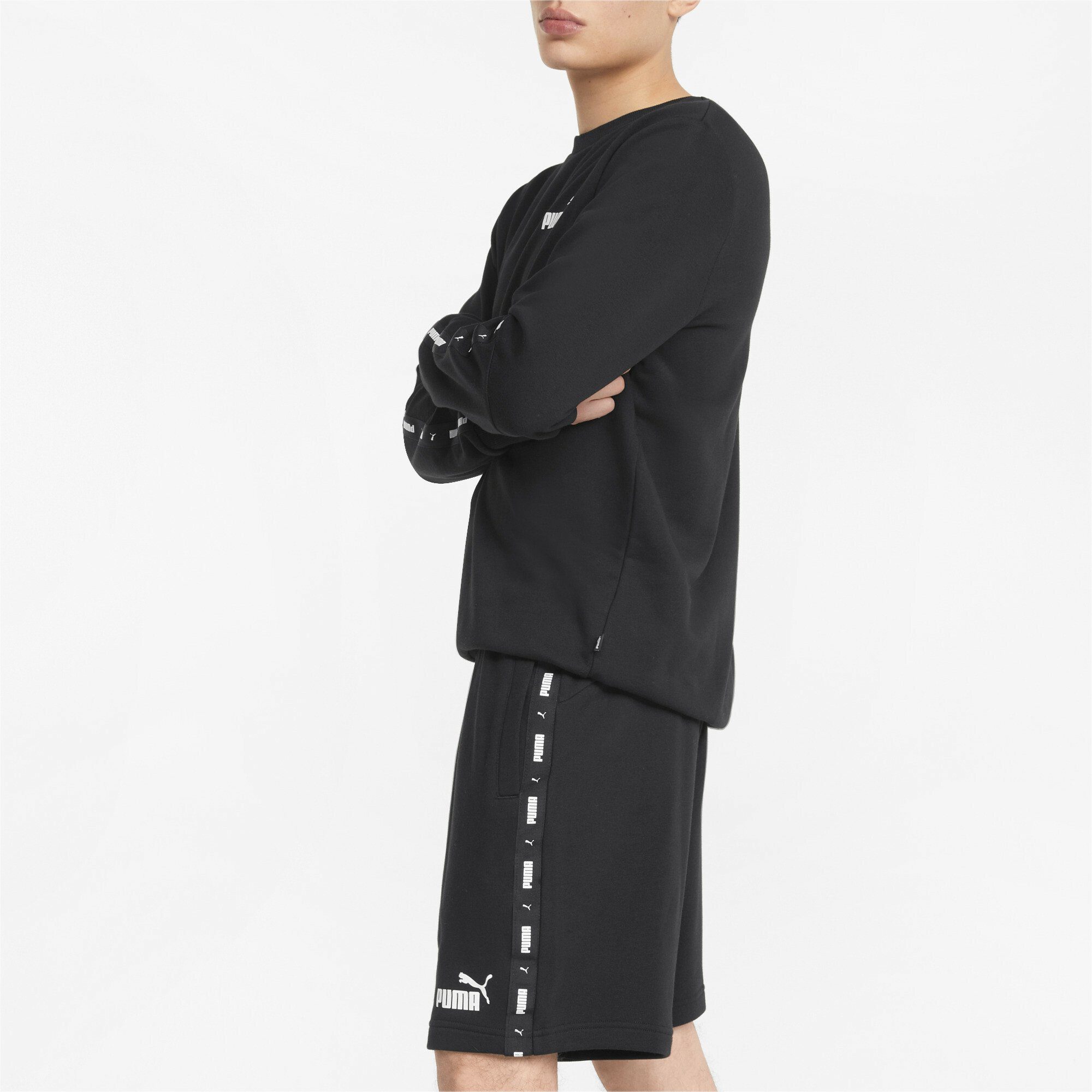 Herren PUMA Sporthose Black Shorts Essentials+