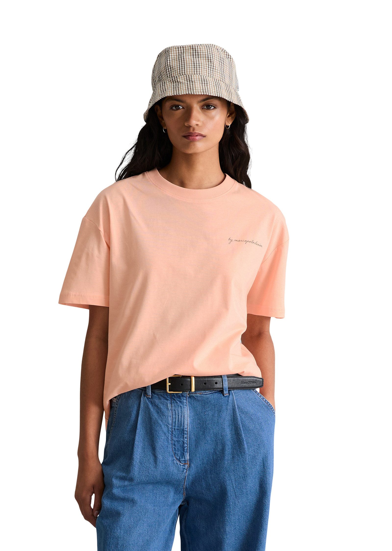 Marc O'Polo DENIM T-Shirt mit Rückenprint
