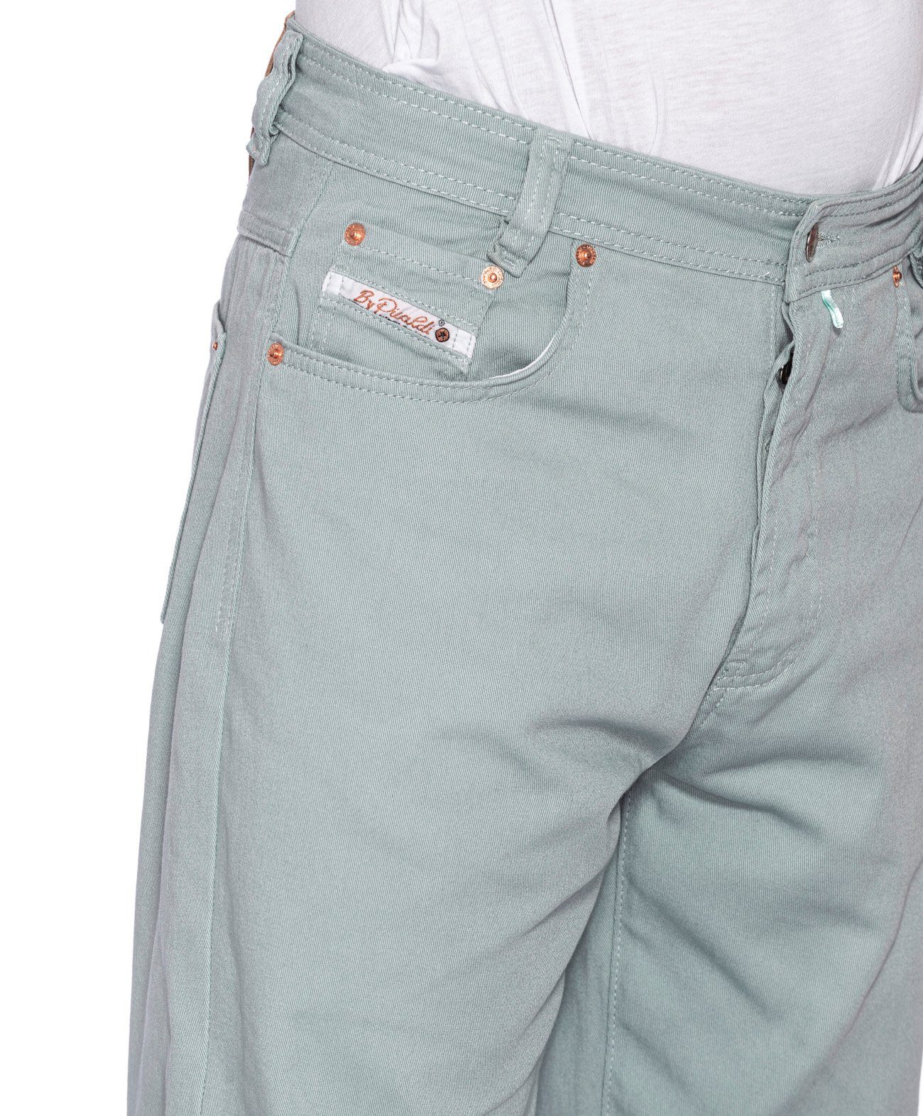 PICALDI Jeans Tapered-fit-Jeans Fit, Relaxed Loose Freizeithose Sommerhose, Turquoise Gabardine Fit, 472 Zicco