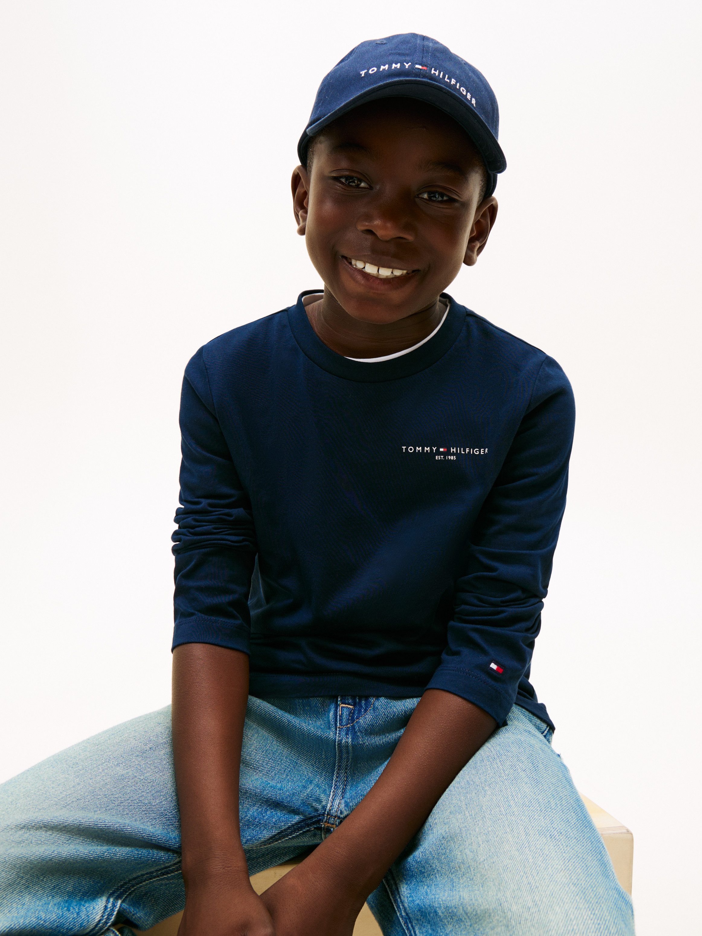 Tommy Hilfiger Langarmshirt MINI CORP T-SHIRT LS Kinder bis 16 Jahre – Bild 3 von 5