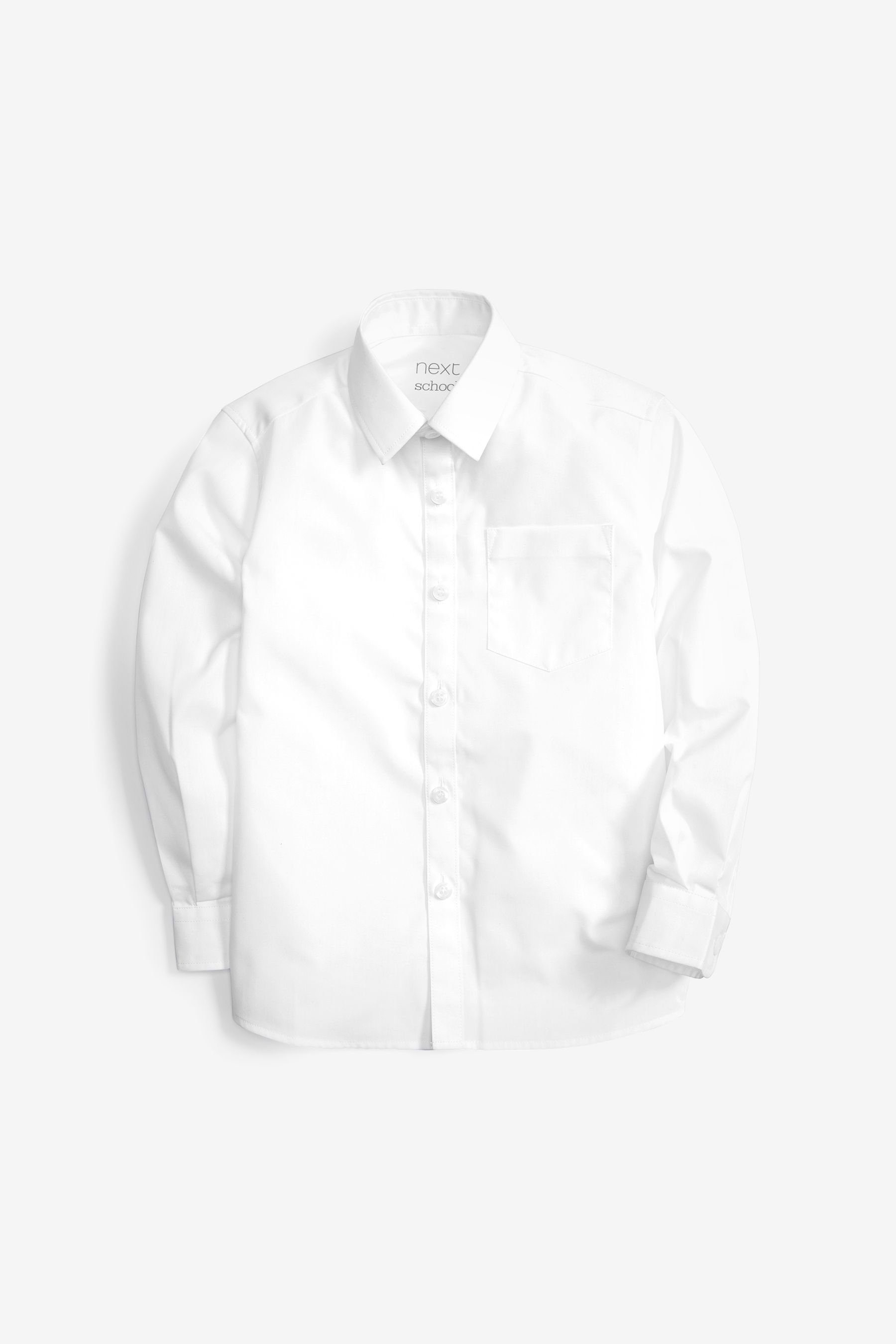 Next Langarmhemd Langarmhemden mit Klettverschluss, 2er-Pack (2-tlg)