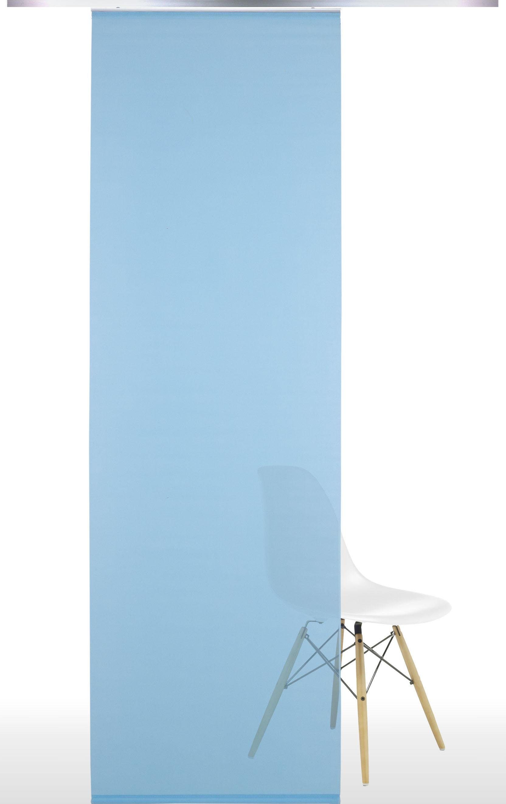 Liedeco Schiebegardine, Klettband (1 St), halbtransparent, günstig online kaufen
