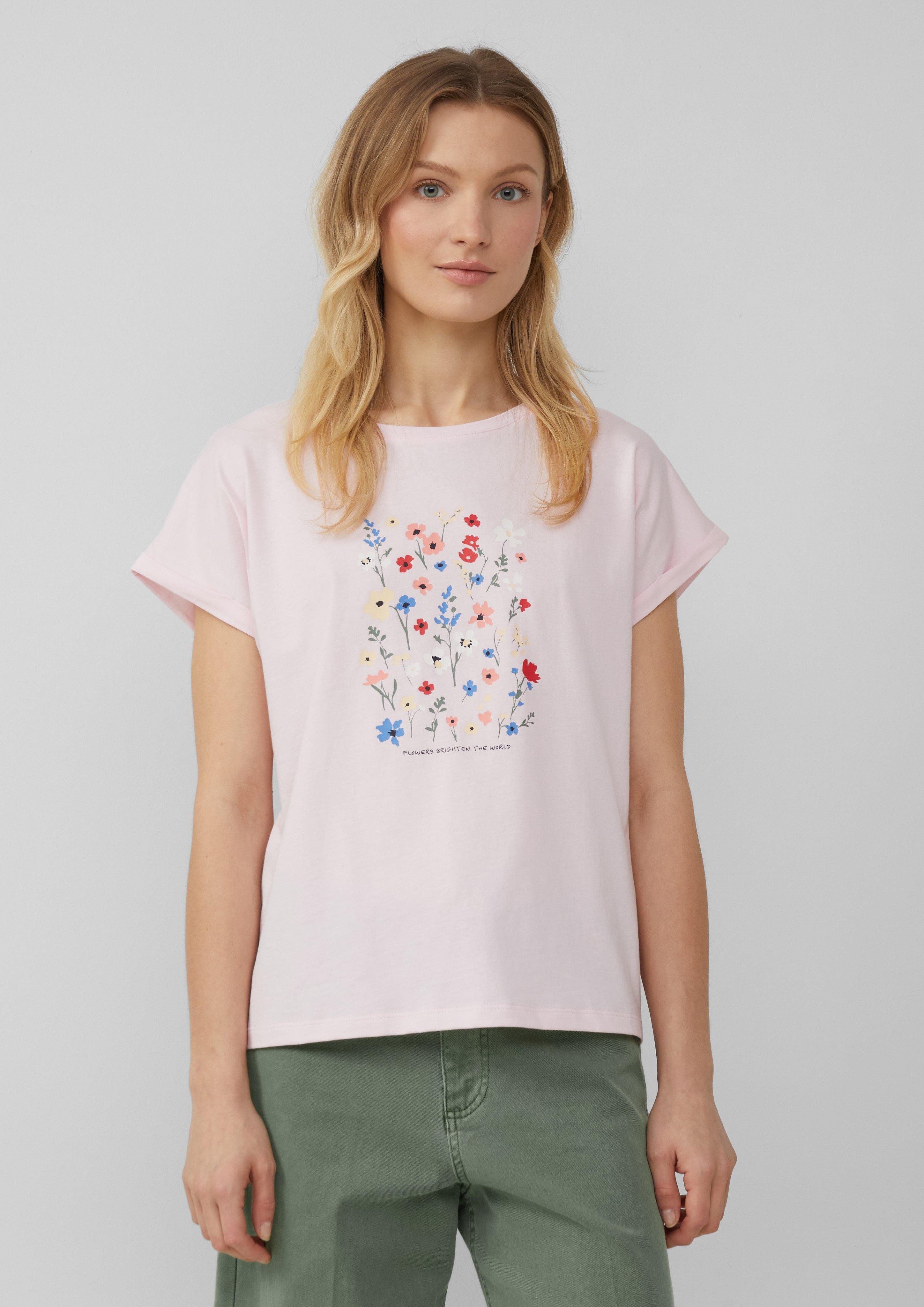 s.Oliver Shirttop T-Shirt mit Frontprint im günstig online kaufen